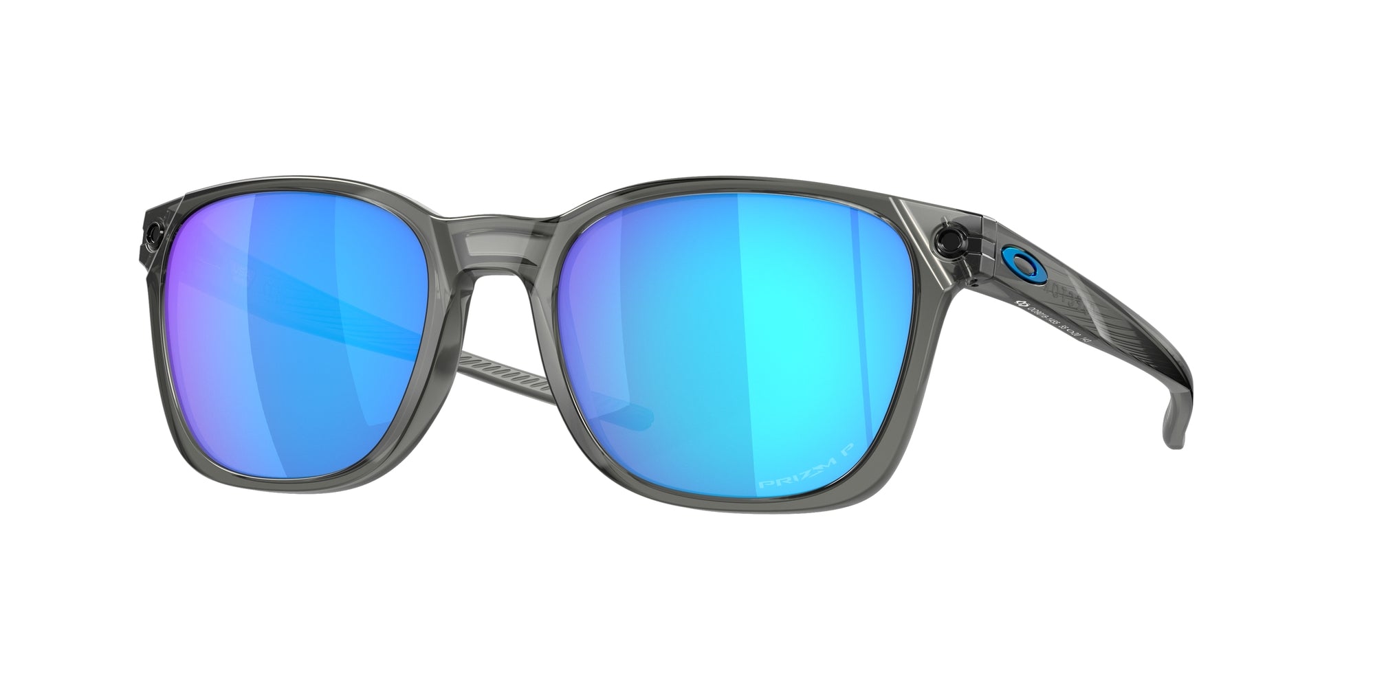 Oakley Uomo Oakley OO9018 OJECTOR 901814 Occhiali da sole O_Matter Grigio Blu Squadrata Polarizzata Prizm