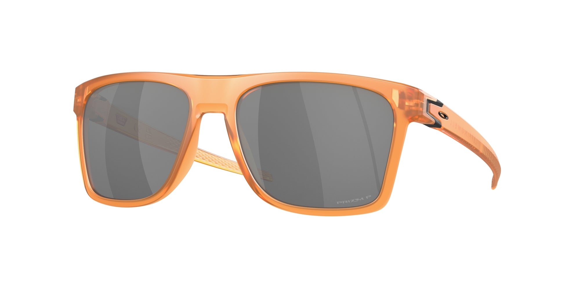 Oakley Uomo Oakley OO9100 LEFFINGWELL 910019 Occhiali da sole O_Matter Marrone Grigio Squadrata Polarizzata Prizm