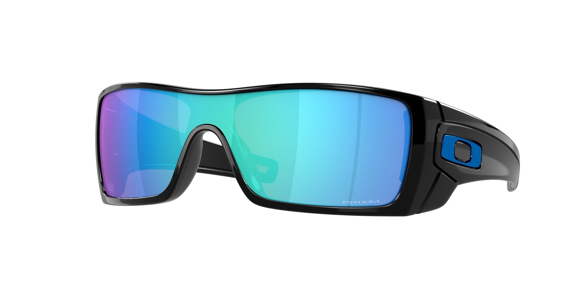 Oakley Uomo Oakley OO9101 BATWOLF 910158 Occhiali da sole O_Matter Nero Blu Maschera Normale Prizm Oakley Uomo Oakley OO9101 BATWOLF 910158 Occhiali da sole O_Matter Nero Blu Maschera Normale Prizm