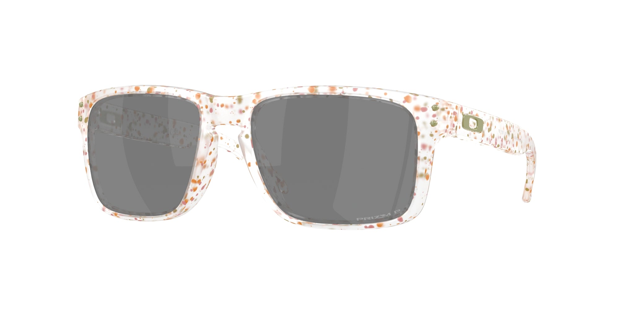 Oakley Uomo Oakley OO9102 HOLBROOK 9102AG Occhiali da sole O_Matter Trasparente Grigio Squadrata Polarizzata
