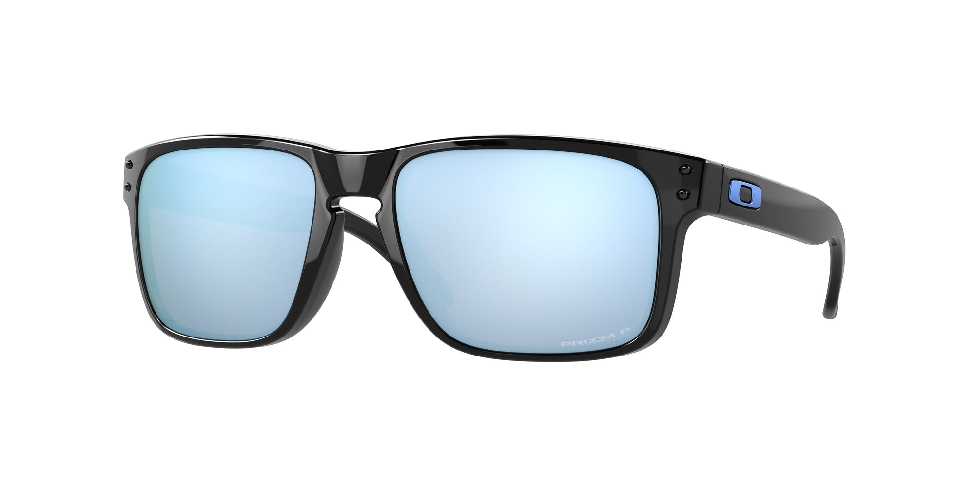 Oakley Uomo Oakley OO9102 HOLBROOK 9102C1 Occhiali da sole O_Matter Nero Blu Squadrata Polarizzata Prizm Oakley Uomo Oakley OO9102 HOLBROOK 9102C1 Occhiali da sole O_Matter Nero Blu Squadrata Polarizzata Prizm