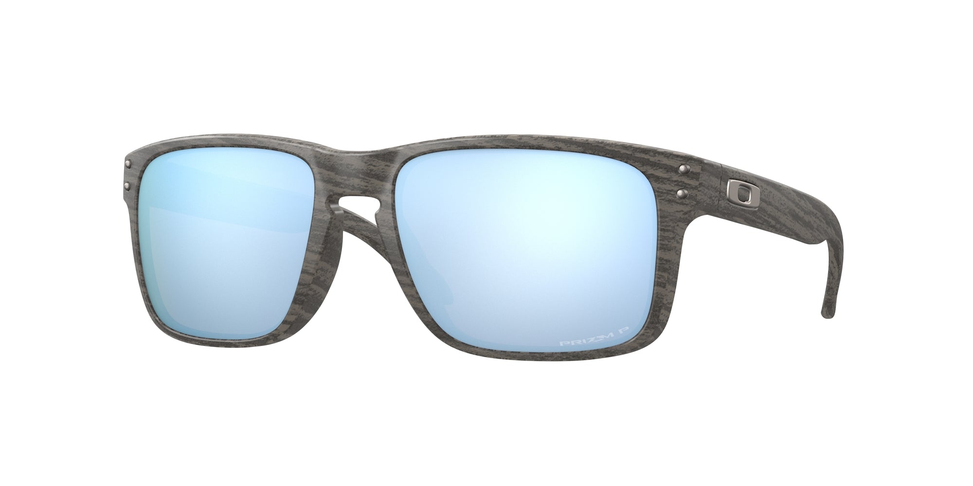 Oakley Uomo Oakley OO9102 HOLBROOK 9102J9 Occhiali da sole O_Matter Grigio Blu Squadrata Polarizzata Prizm