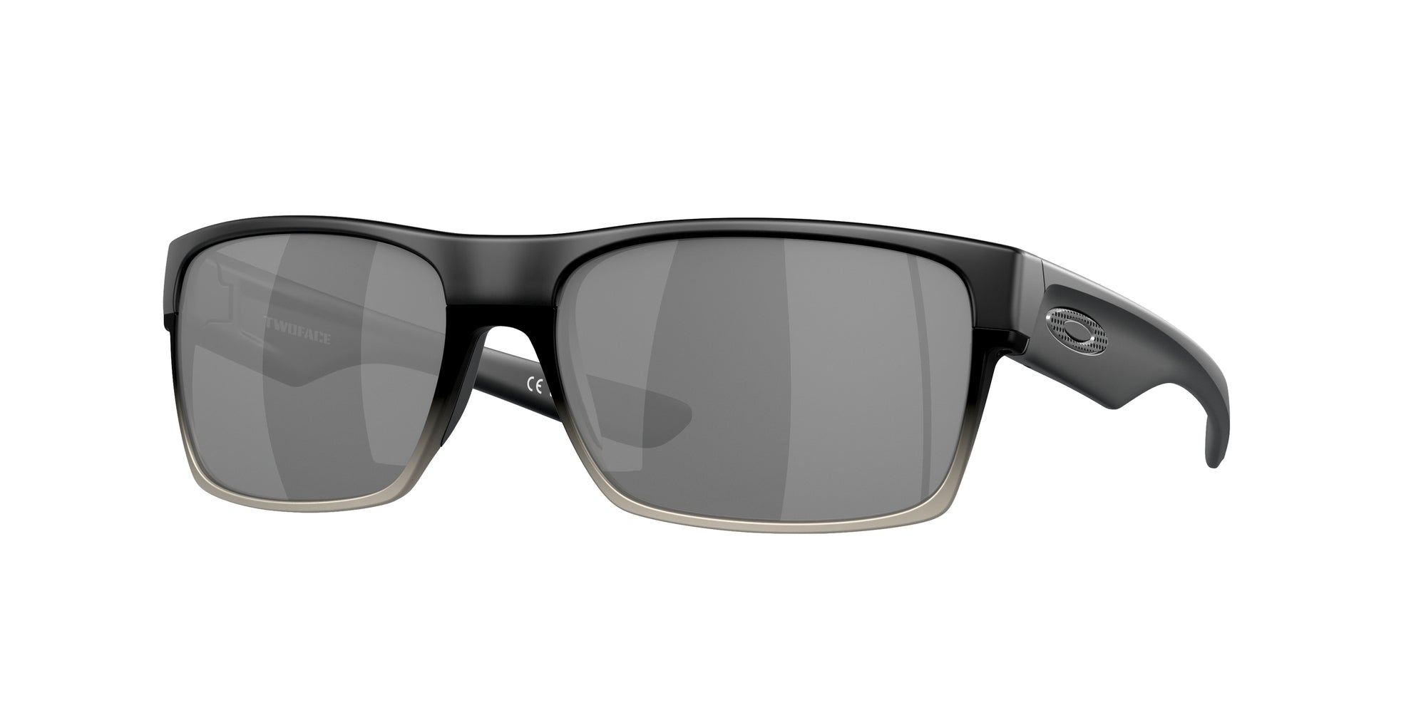 Oakley Uomo Oakley OO9189 TWOFACE 918930 Occhiali da sole O_Matter Nero Grigio Squadrata Normale Prizm Iridium