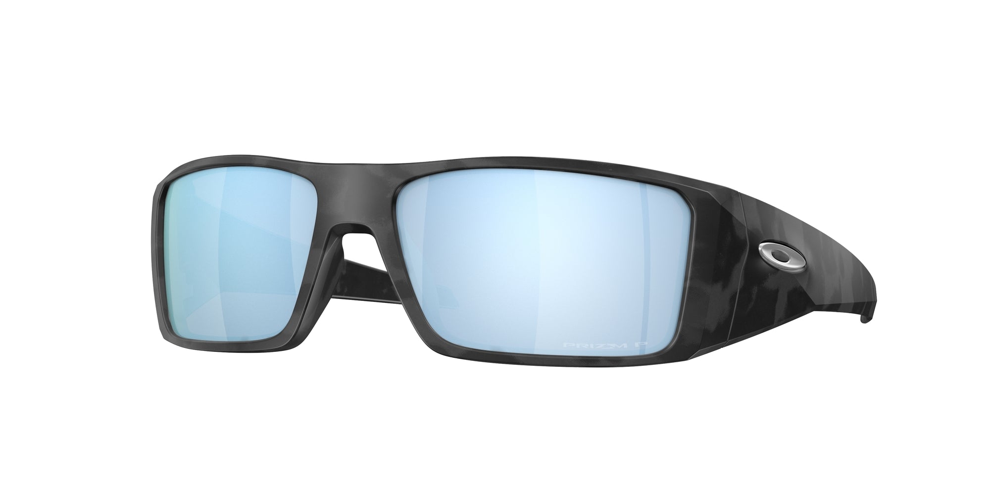 Oakley Uomo Oakley OO9231 HELIOSTAT 923105 Occhiali da sole O_Matter Grigio Blu Squadrata Polarizzata Prizm