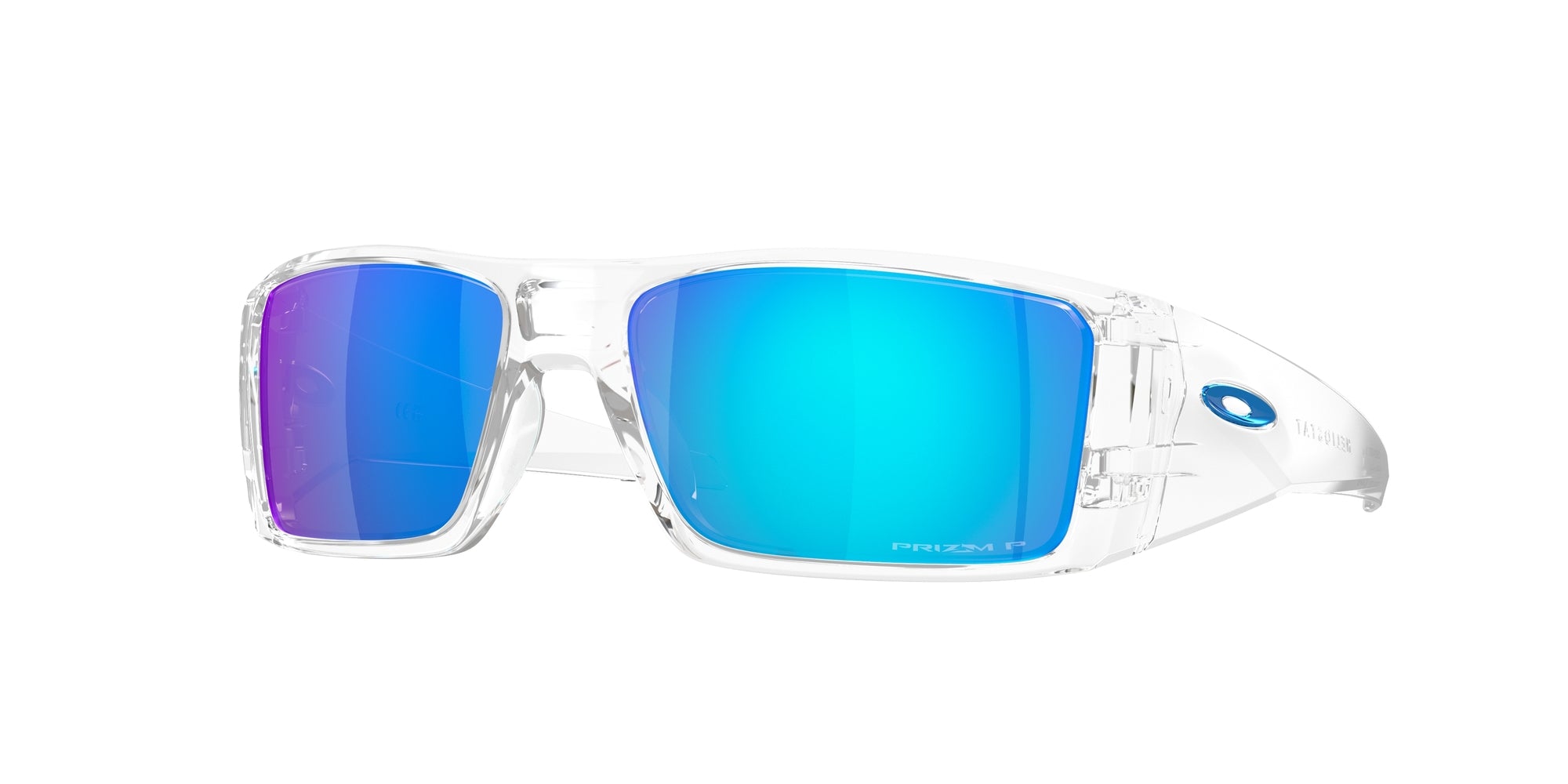 Oakley Uomo Oakley OO9231 HELIOSTAT 923107 Occhiali da sole O_Matter Trasparente Blu Squadrata Polarizzata Prizm Oakley Uomo Oakley OO9231 HELIOSTAT 923107 Occhiali da sole O_Matter Trasparente Blu Squadrata Polarizzata Prizm