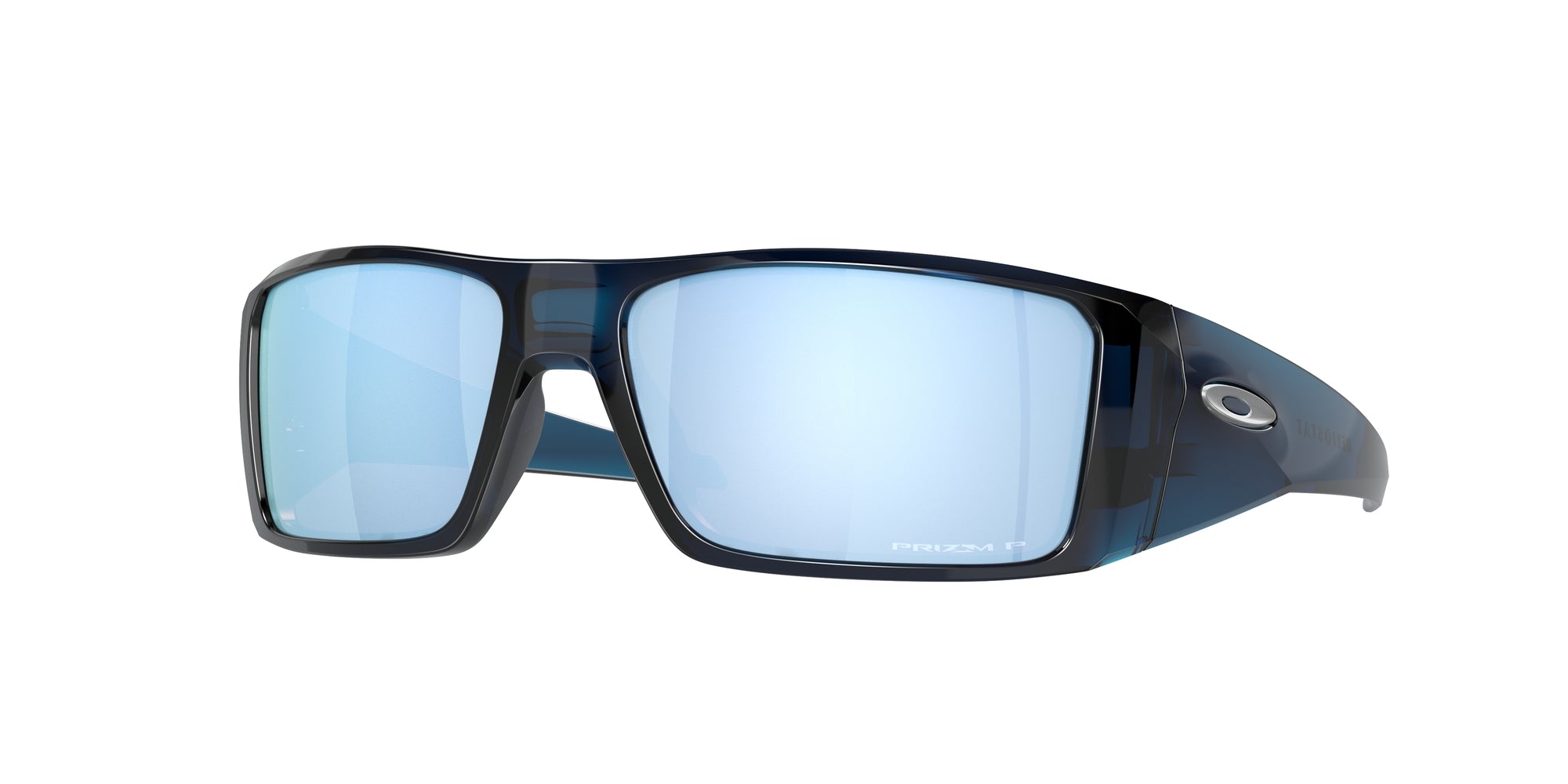 Oakley Uomo Oakley OO9231 HELIOSTAT 923114 Occhiali da sole O_Matter Blu Blu Squadrata Polarizzata Prizm