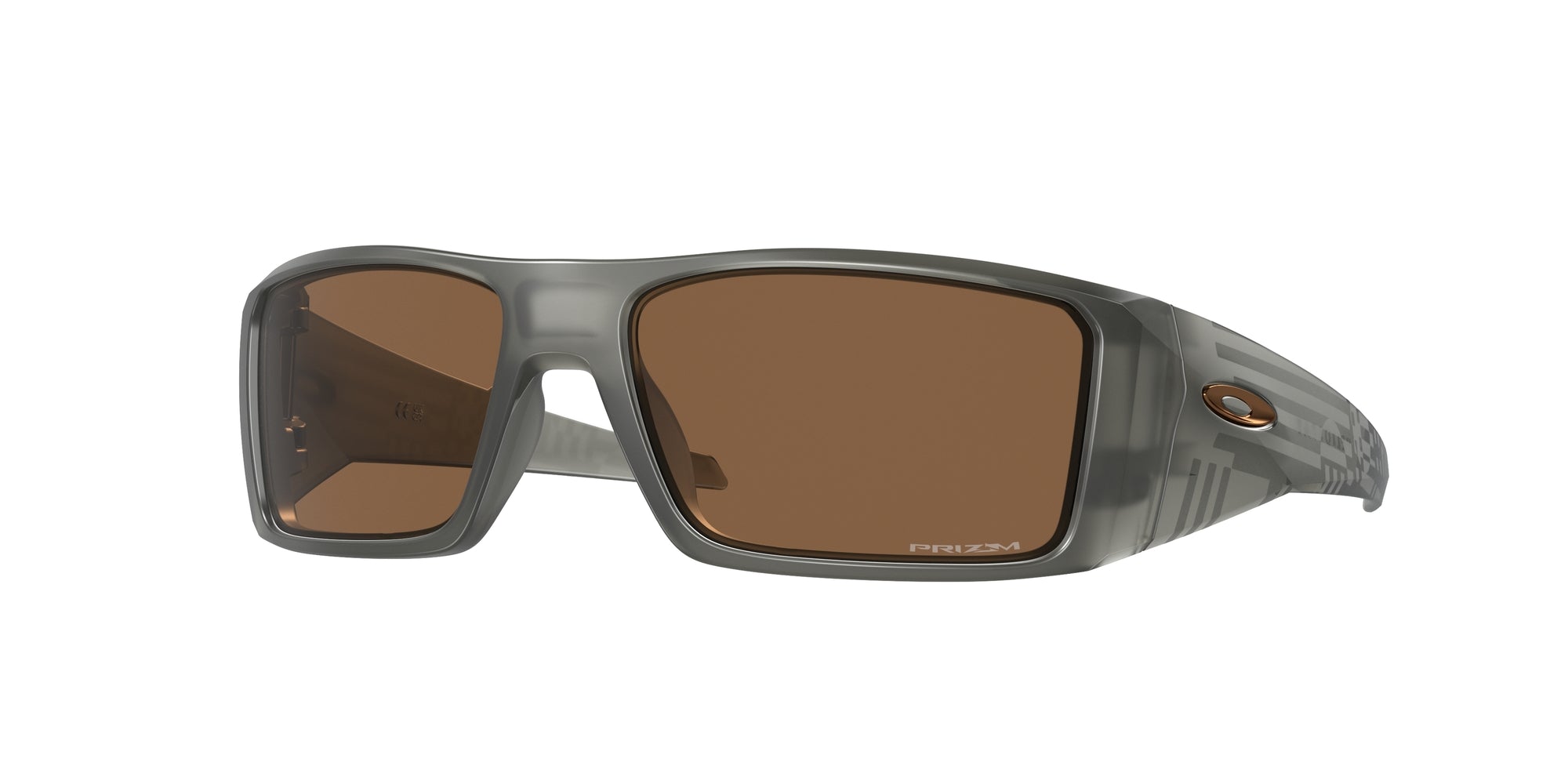 Oakley Uomo Oakley OO9231 HELIOSTAT 923116 Occhiali da sole O_Matter Grigio Rame Squadrata Normale Prizm