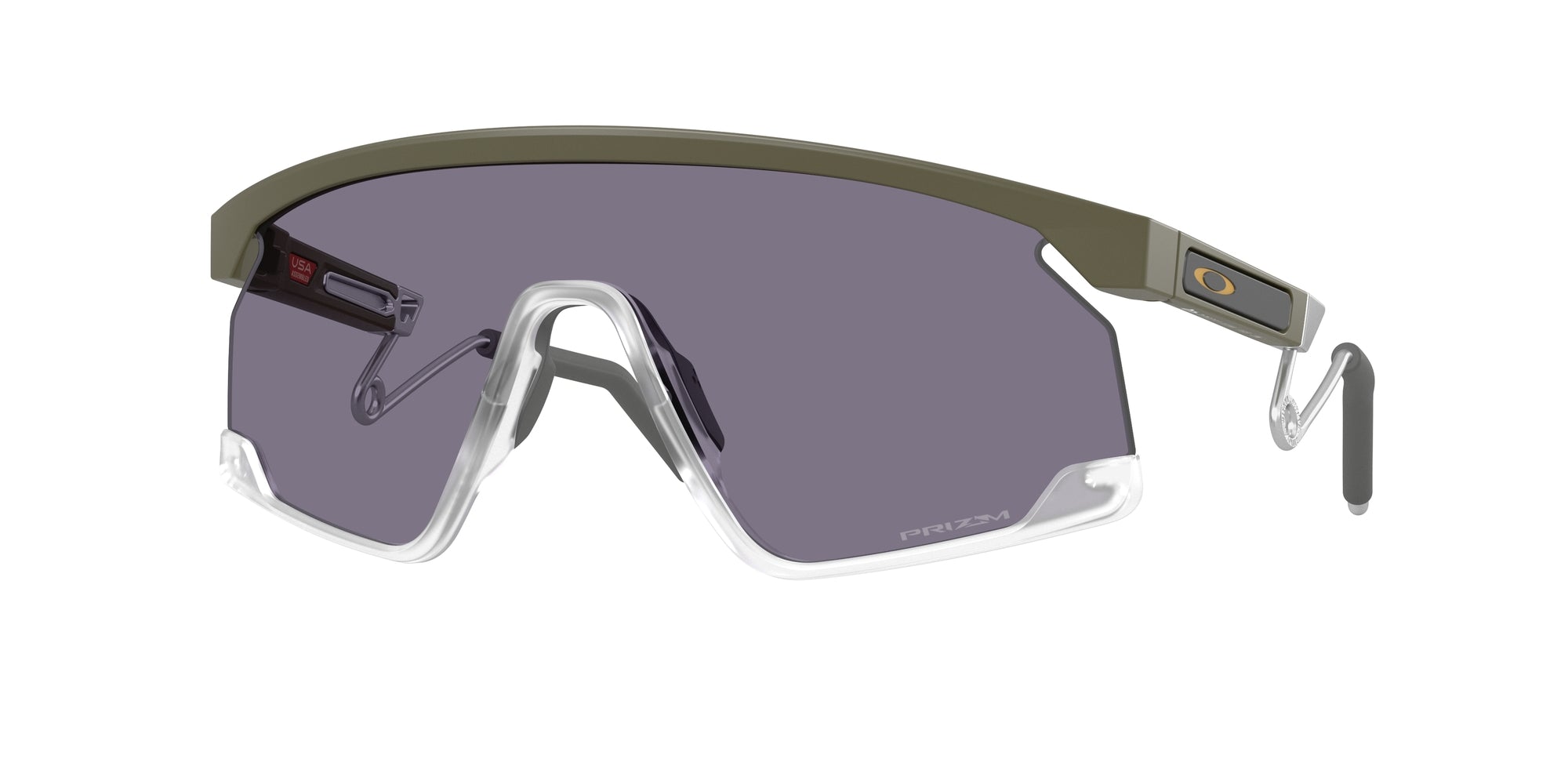 Oakley Uomo Oakley OO9237 BXTR METAL 923712 Occhiali da sole O_Matter Verde Grigio Maschera Normale Oakley Uomo Oakley OO9237 BXTR METAL 923712 Occhiali da sole O_Matter Verde Grigio Maschera Normale