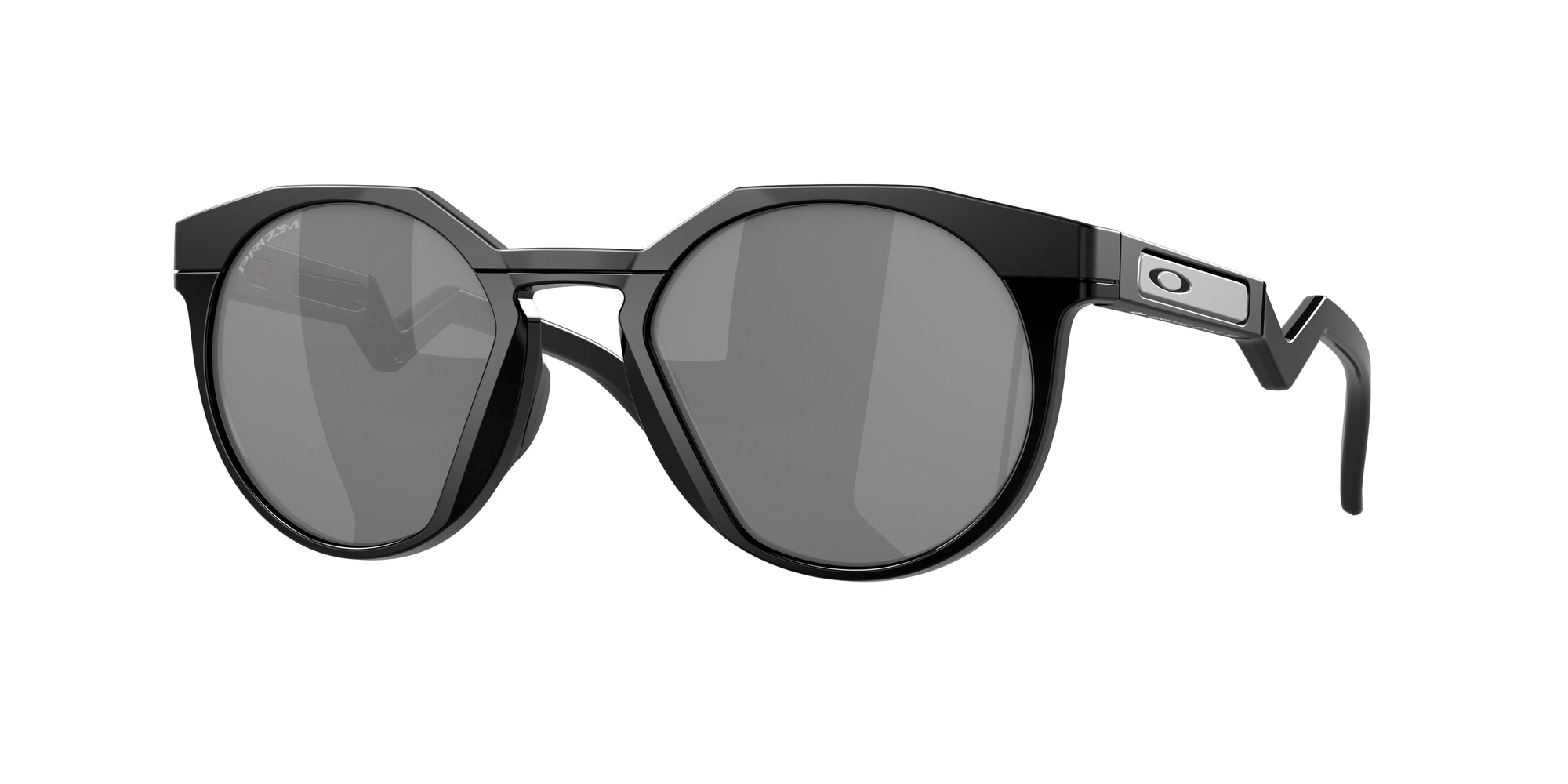 Oakley Uomo Oakley OO9242 HSTN 924201 Occhiali da sole O_Matter Nero Grigio Rotonda Normale Prizm