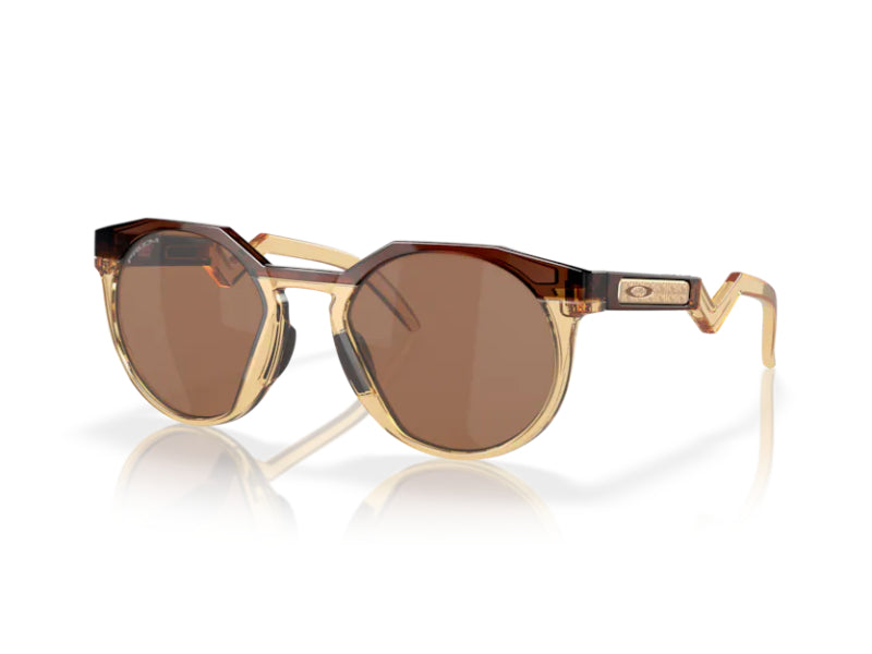 Oakley Uomo Oakley OO9242 HSTN 924207 Occhiali da sole O_Matter Marrone Marrone Rotonda Normale Prizm