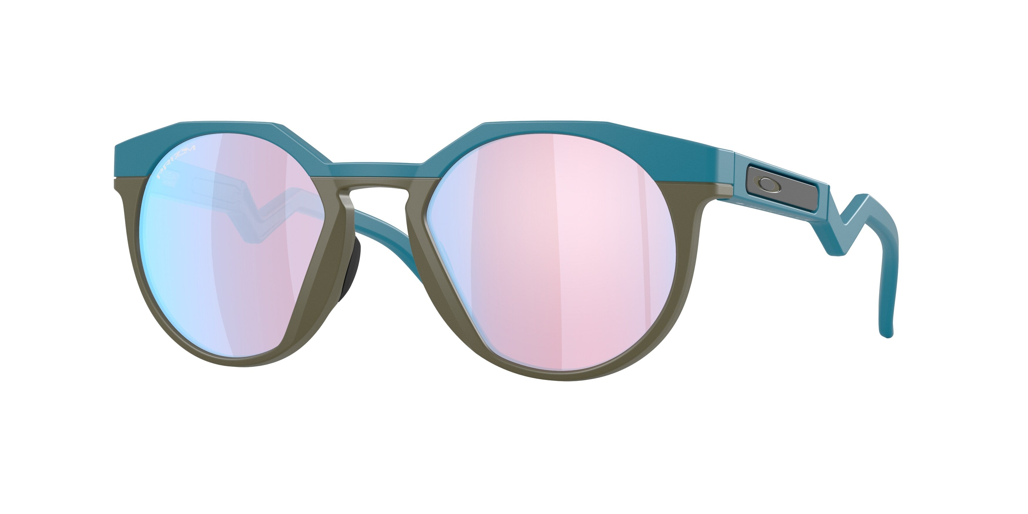 Oakley Uomo Oakley OO9242 HSTN 924221 Occhiali da sole O_Matter Blu Rosso Rotonda Normale