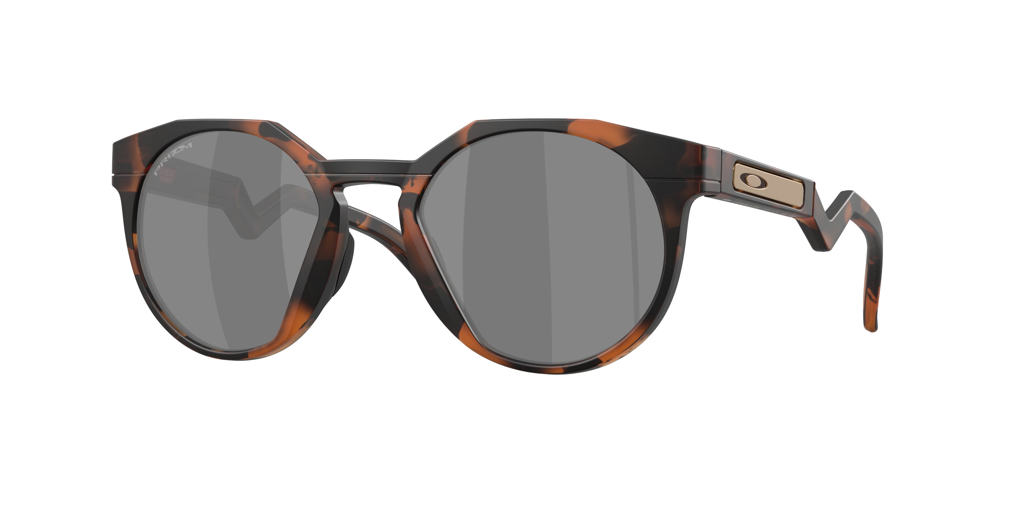 Oakley Uomo Oakley OO9242 HSTN 924225 Occhiali da sole O_Matter Tartaruga Grigio Rotonda Normale