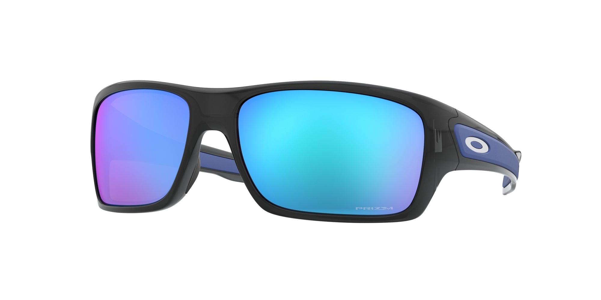 Oakley Uomo Oakley OO9263 TURBINE 926356 Occhiali da sole O_Matter Nero Blu Squadrata Normale Prizm