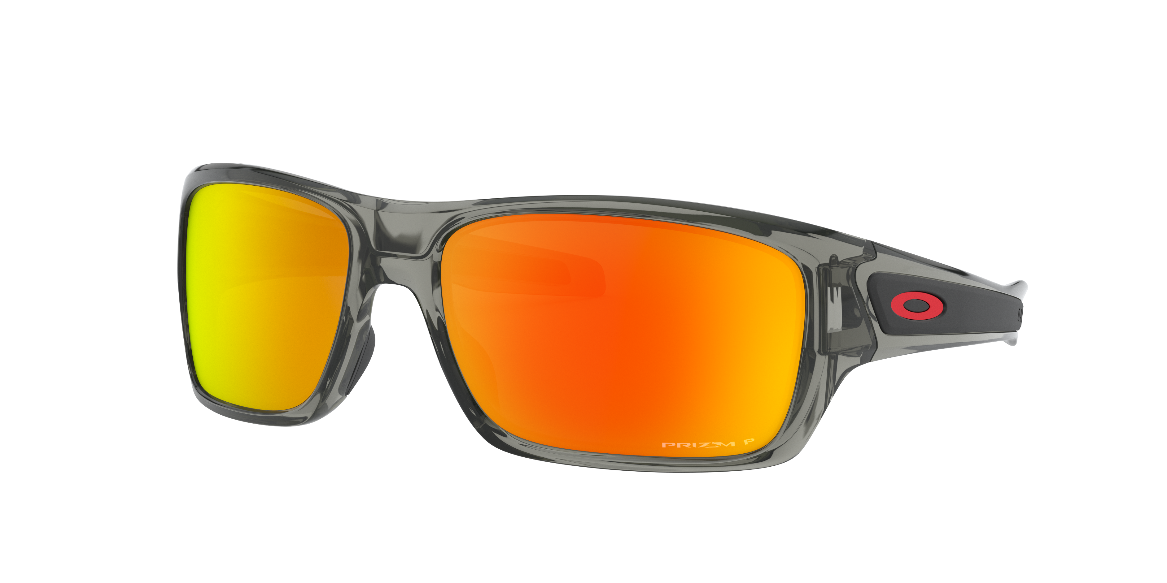 Oakley Uomo Oakley OO9263 TURBINE 926357 Occhiali da sole O_Matter Grigio Prizm Ruby Polarized Squadrata Polarizzata Prizm