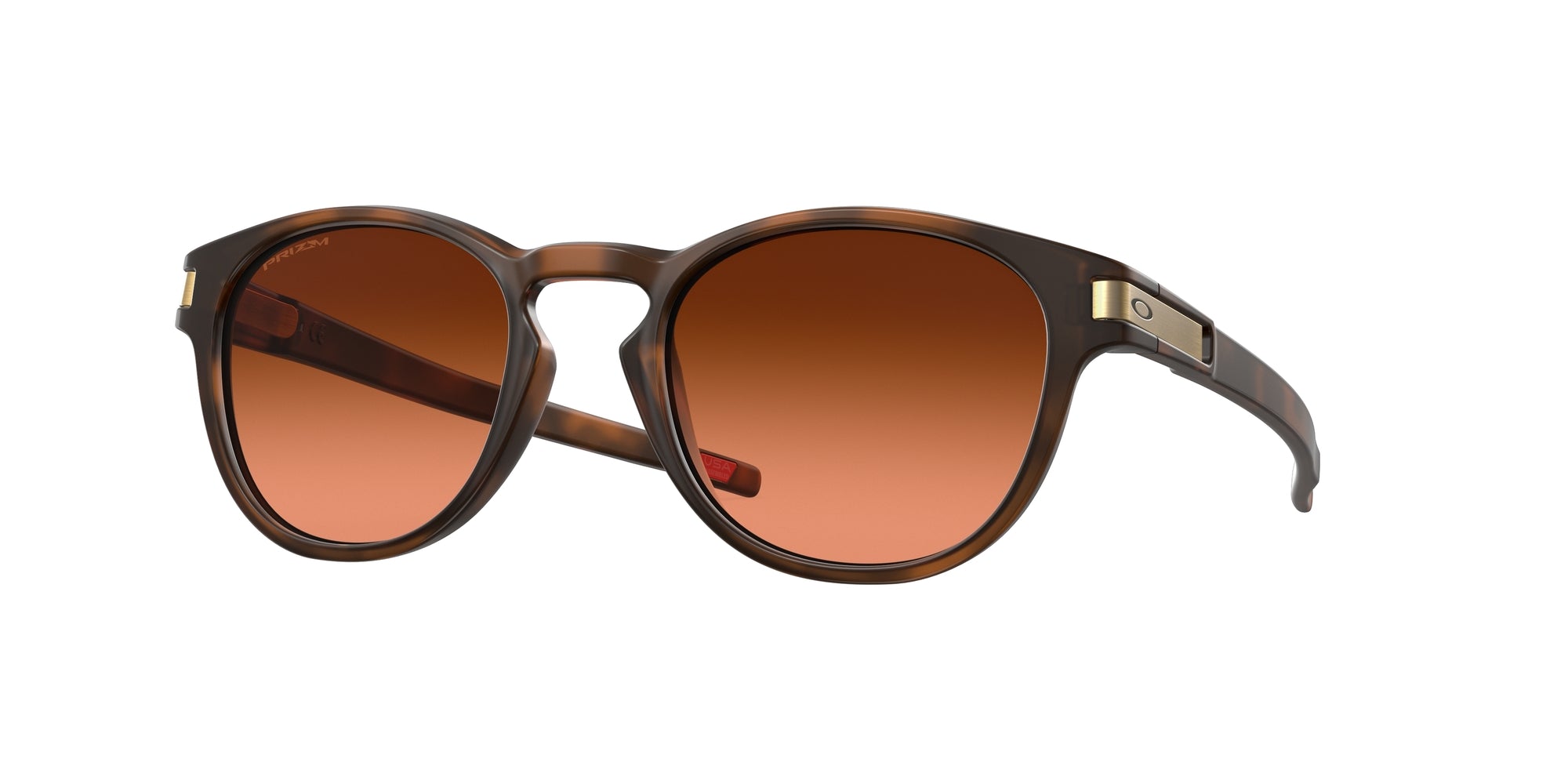 Oakley Uomo Oakley OO9265 LATCH 926560 Occhiali da sole O_Matter Marrone Marrone Rotonda Normale Sfumato