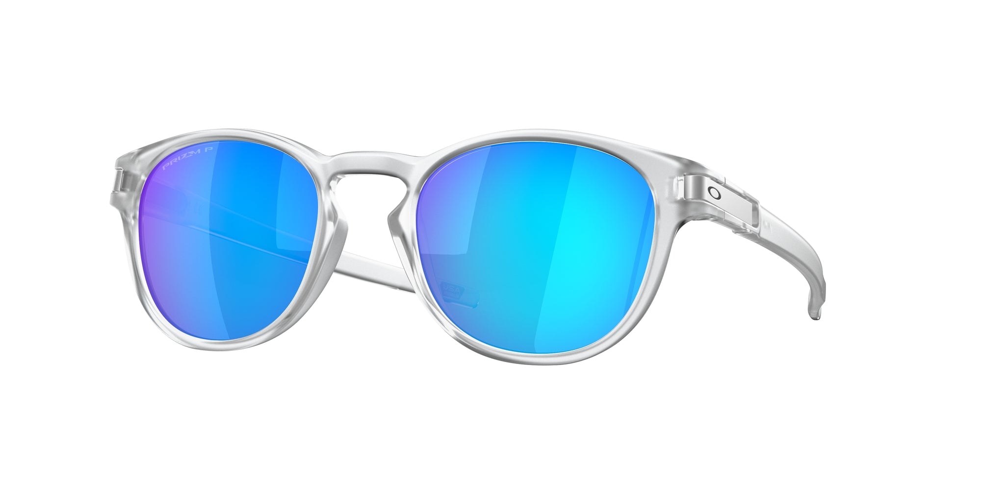 Oakley Uomo Oakley OO9265 LATCH 926565 Occhiali da sole O_Matter Trasparente Blu Rotonda Polarizzata Prizm Oakley Uomo Oakley OO9265 LATCH 926565 Occhiali da sole O_Matter Trasparente Blu Rotonda Polarizzata Prizm
