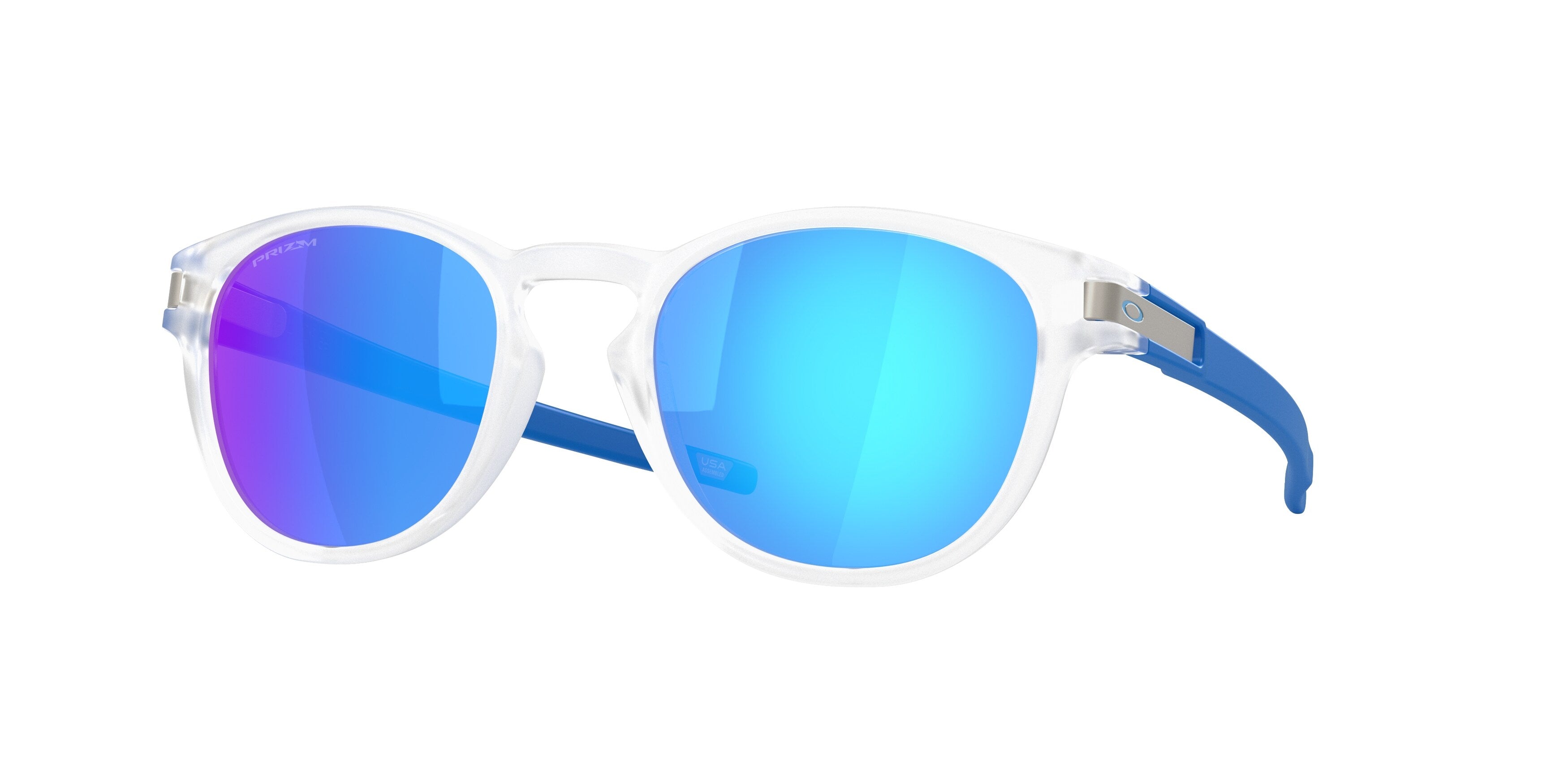 Oakley Uomo Oakley OO9265 LATCH 926576 Occhiali da sole O_Matter Trasparente Blu Rotonda Normale Oakley Uomo Oakley OO9265 LATCH 926576 Occhiali da sole O_Matter Trasparente Blu Rotonda Normale