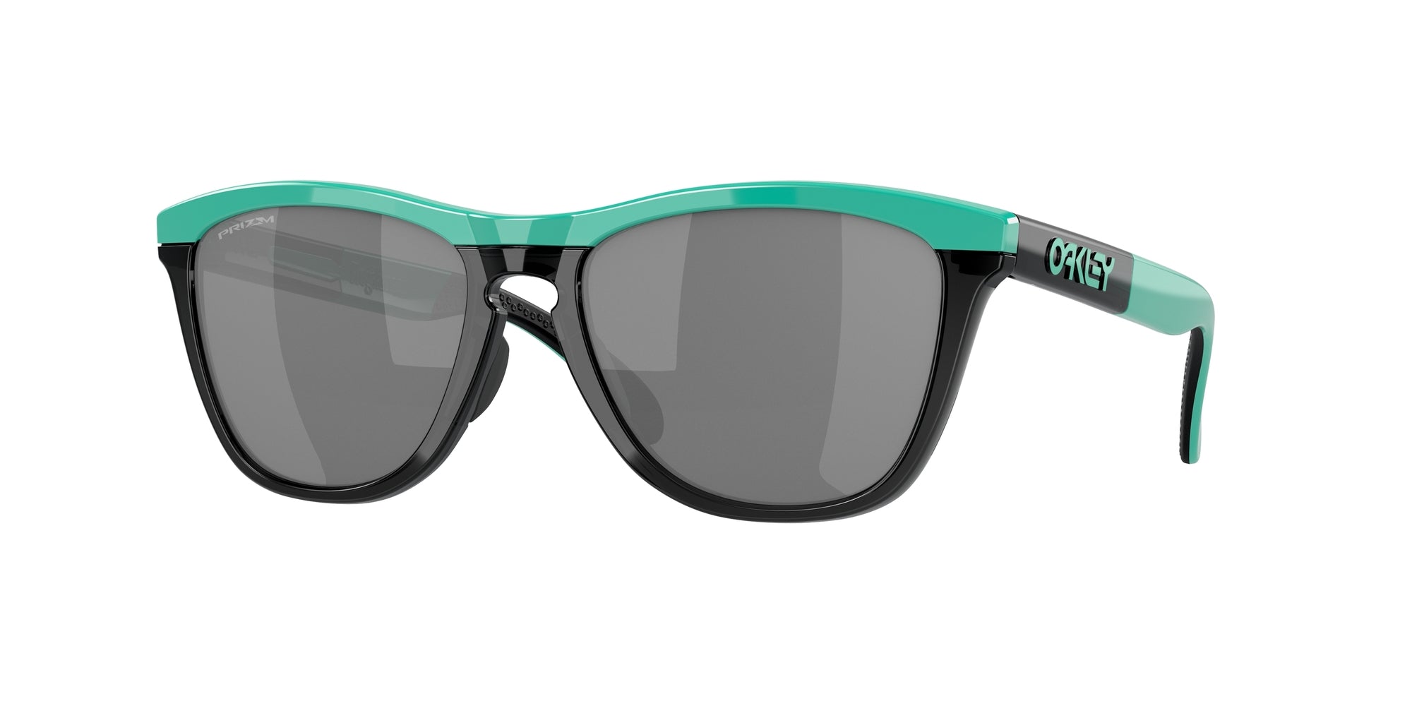 Oakley Uomo Oakley OO9284 FROGSKINS RANGE 928410 Occhiali da sole O_Matter Blu Grigio Rotonda Normale Prizm