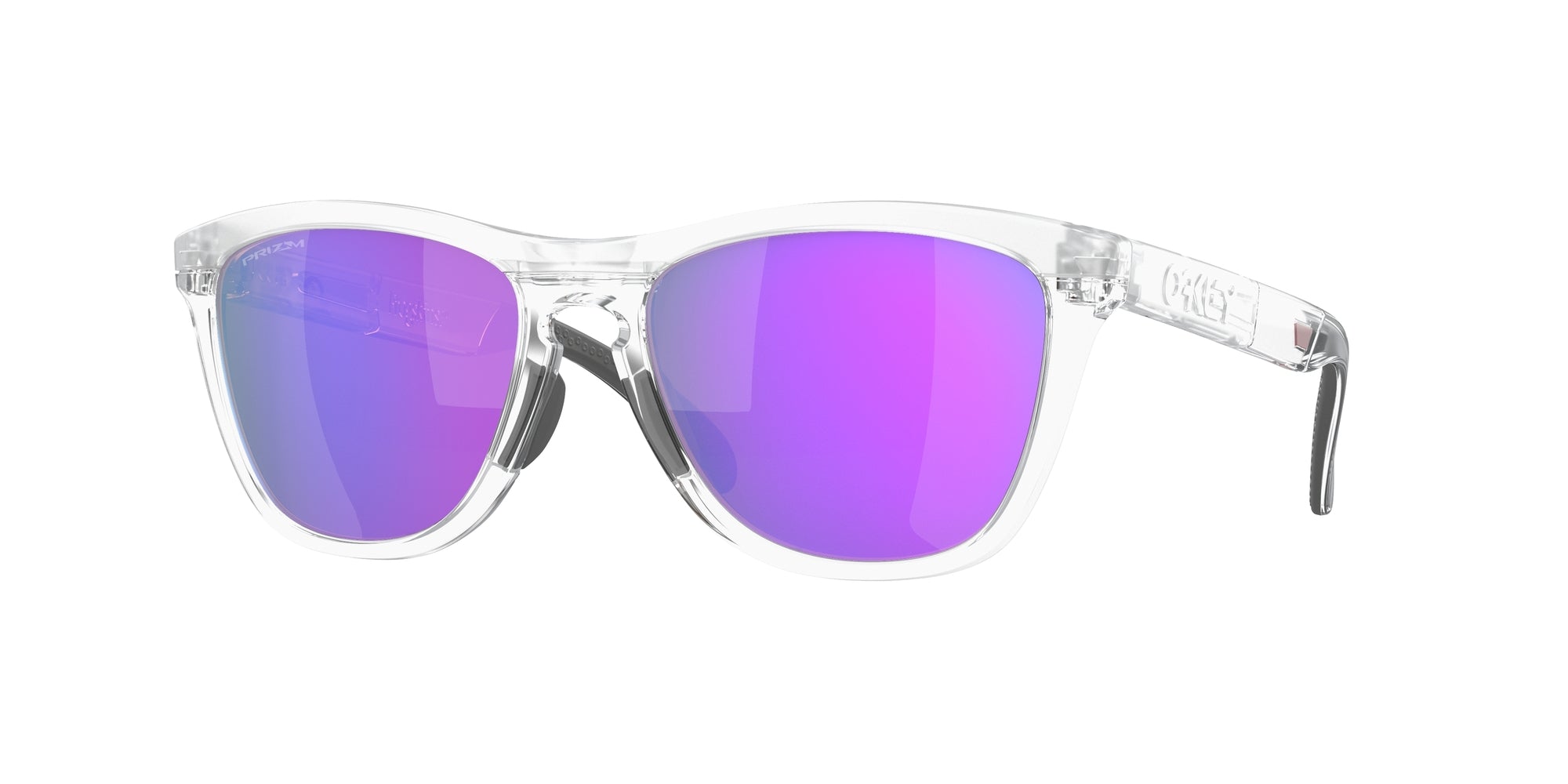 Oakley Uomo Oakley OO9284 FROGSKINS RANGE 928412 Occhiali da sole O_Matter Trasparente Prizm Violet Rotonda Normale Prizm Oakley Uomo Oakley OO9284 FROGSKINS RANGE 928412 Occhiali da sole O_Matter Trasparente Prizm Violet Rotonda Normale Prizm