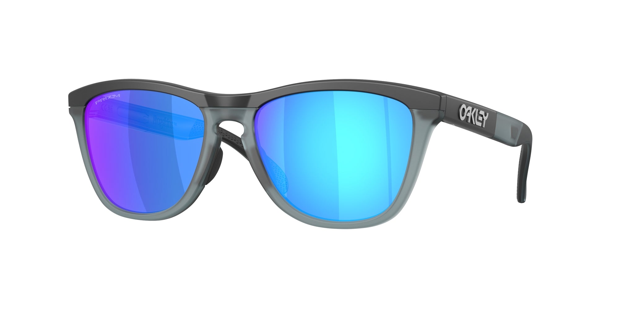 Oakley Uomo Oakley OO9284 FROGSKINS RANGE 928419 Occhiali da sole O_Matter Nero Blu Rotonda Normale