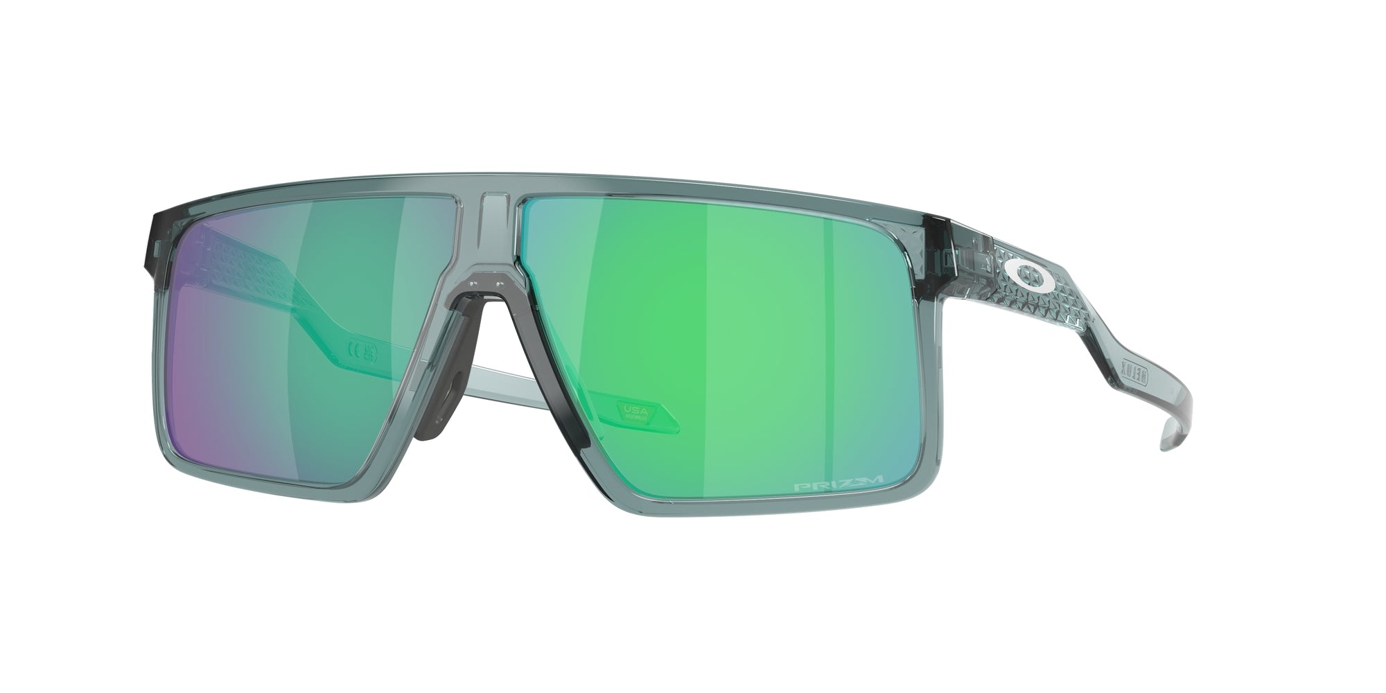 Oakley Uomo Oakley OO9285 HELUX 928509 Occhiali da sole O_Matter Nero Verde Squadrata Normale