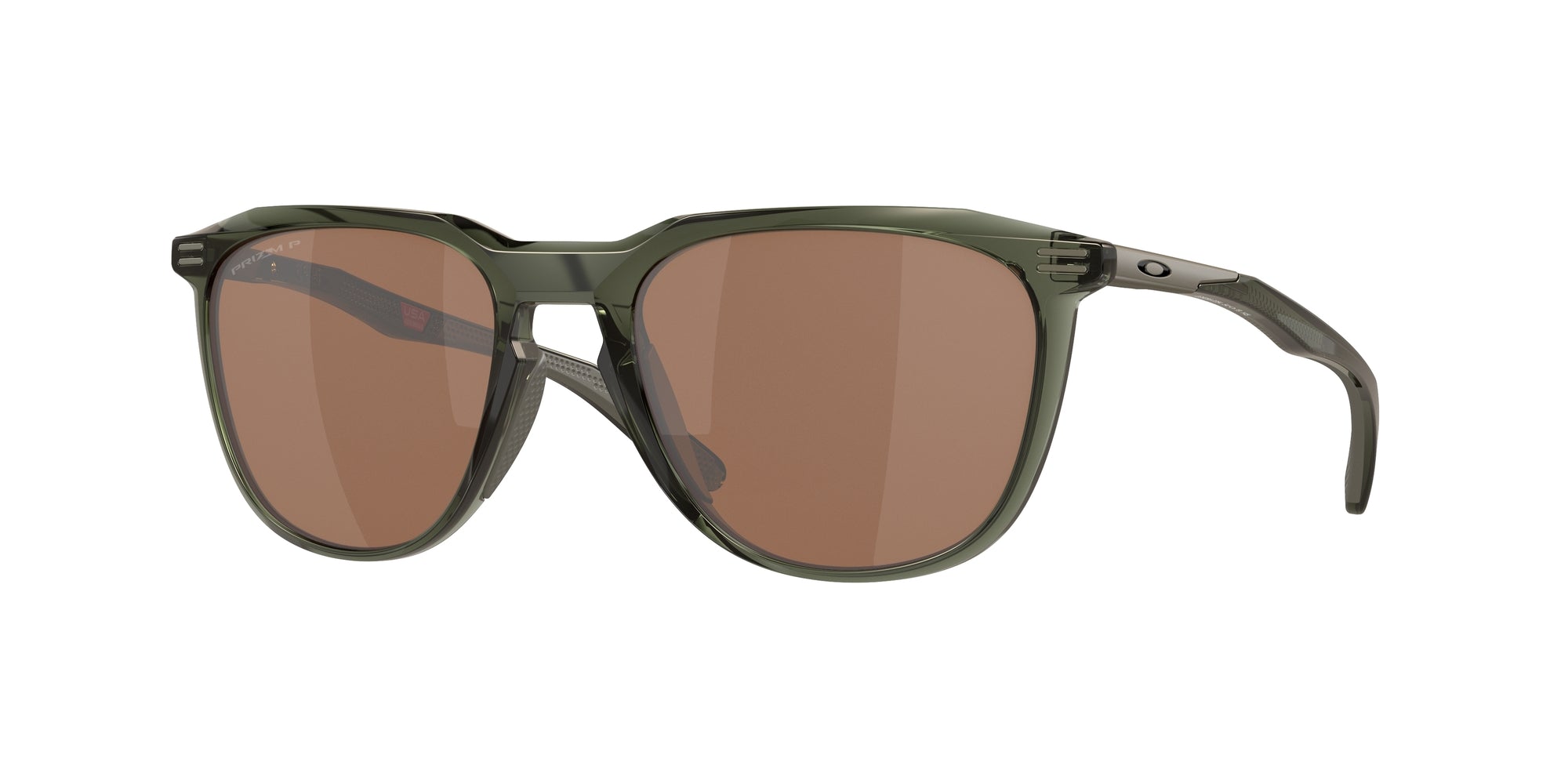 Oakley Uomo Oakley OO9286 THURSO 928603 Occhiali da sole O_Matter Verde Marrone Squadrata Polarizzata Prizm