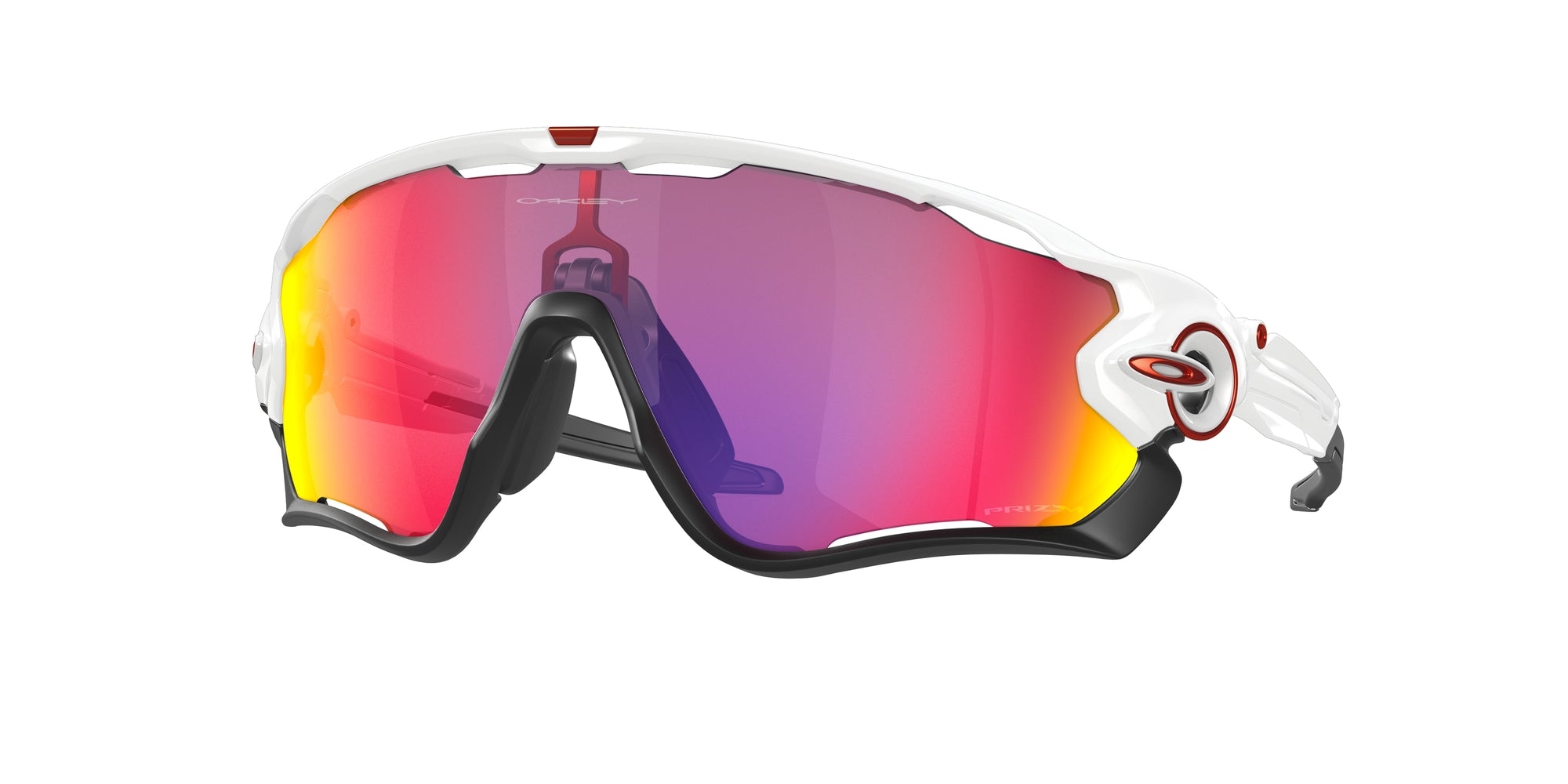 Oakley Uomo Oakley OO9290 JAWBREAKER 929005 Occhiali da sole O_Matter Bianco Viola Maschera Normale Prizm