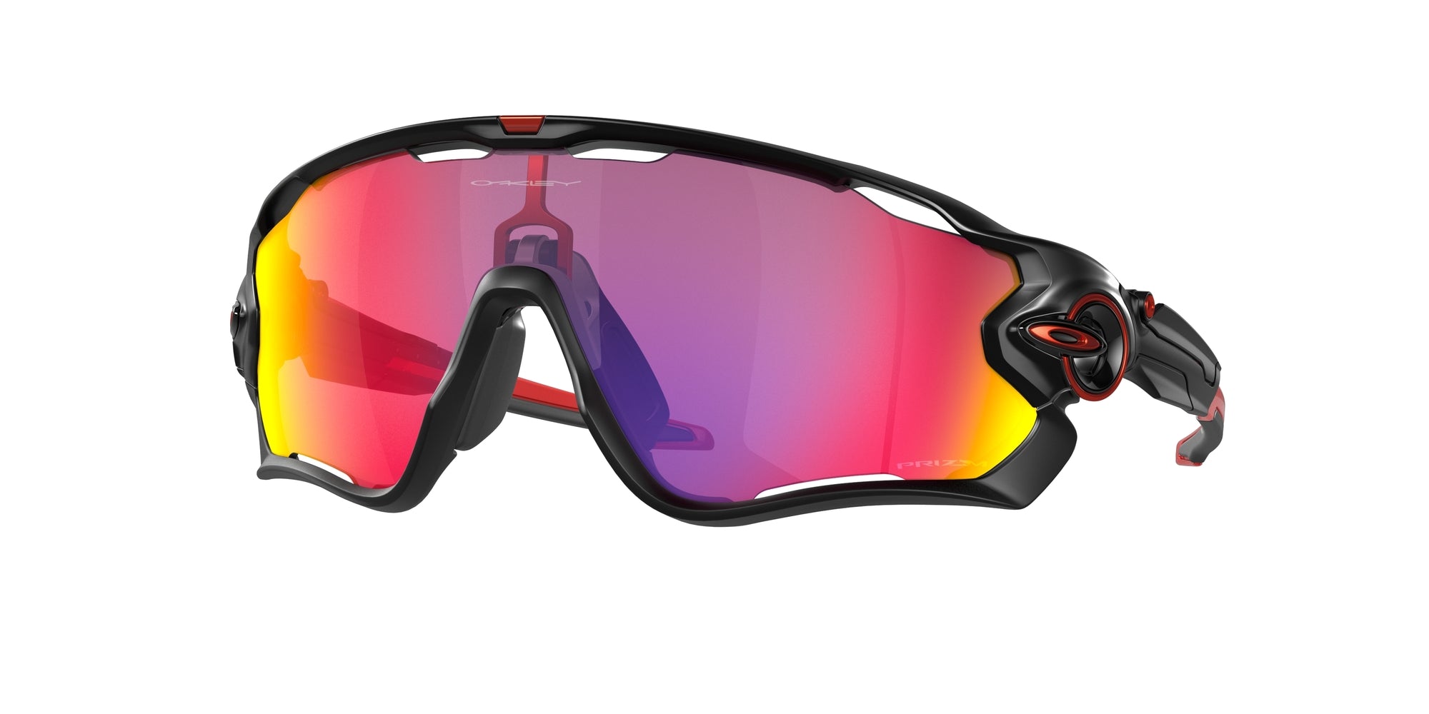 Oakley Uomo Oakley OO9290 JAWBREAKER 929020 Occhiali da sole O_Matter Nero Viola Maschera Normale Prizm