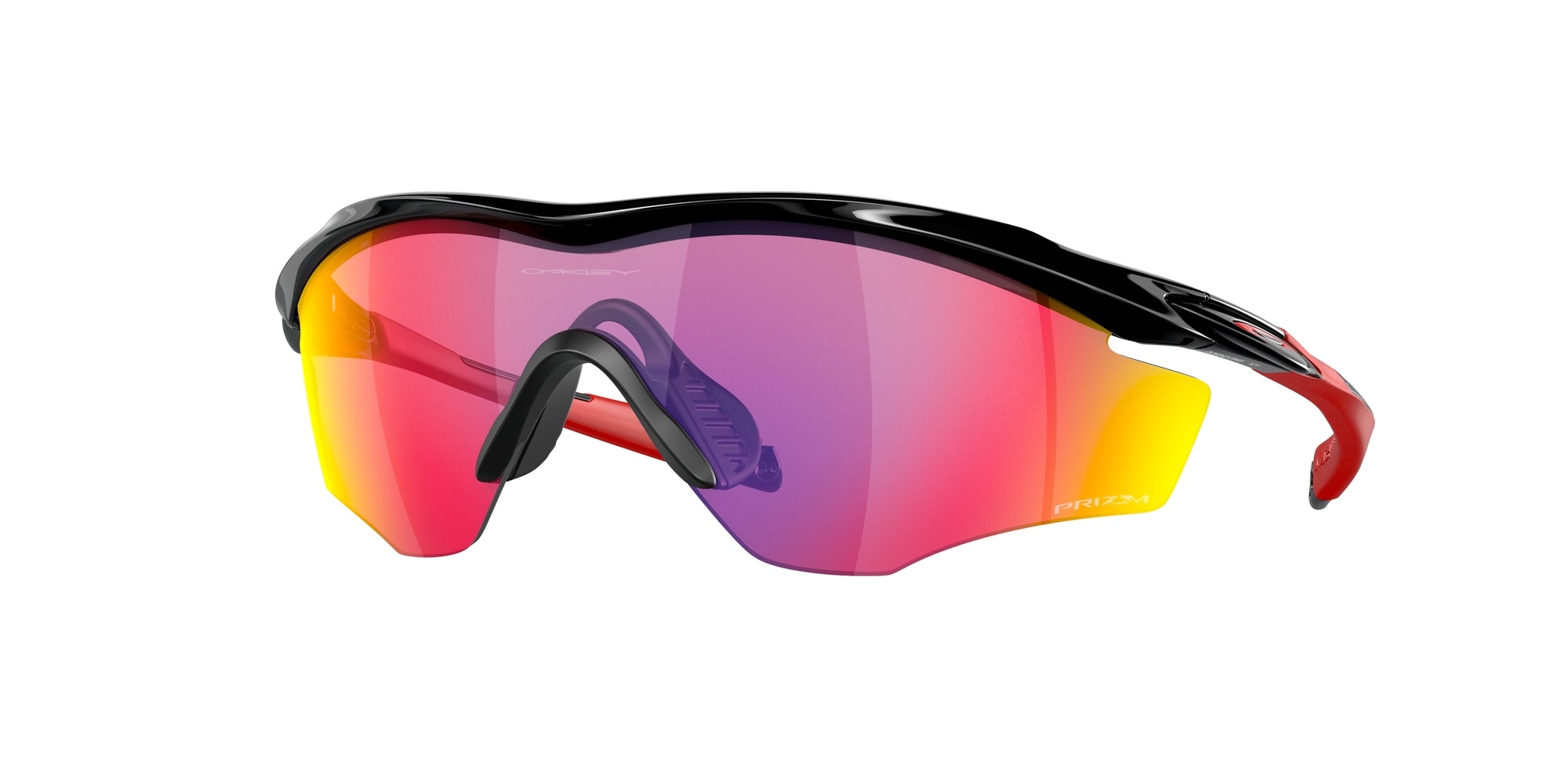 Oakley Uomo Oakley OO9343 M2 FRAME XL 934308 Occhiali da sole O_Matter Nero Viola Maschera Normale Prizm