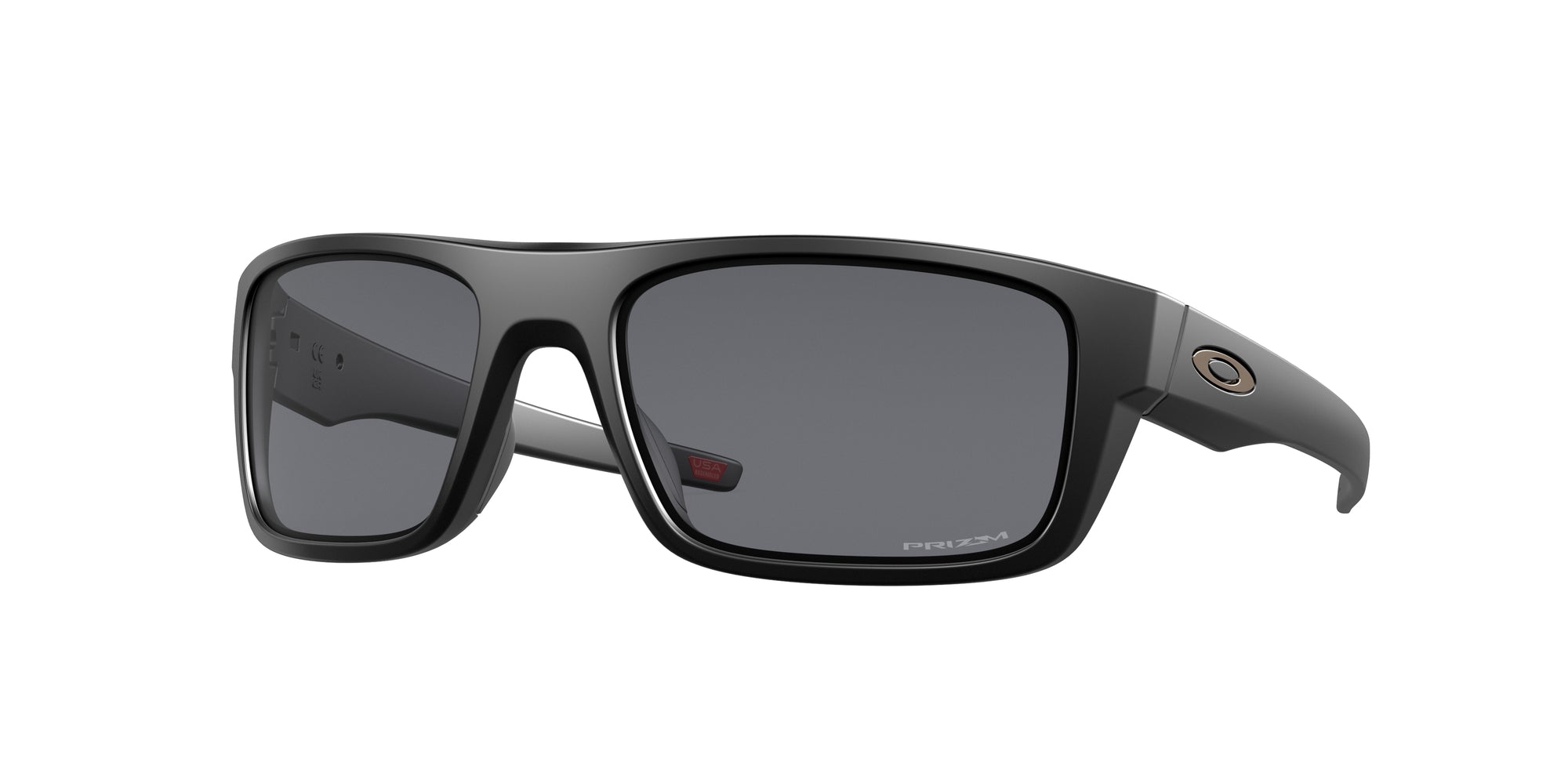 Oakley Uomo Oakley OO9367 DROP POINT 936701 Occhiali da sole O_Matter Nero Grigio Squadrata Normale Prizm