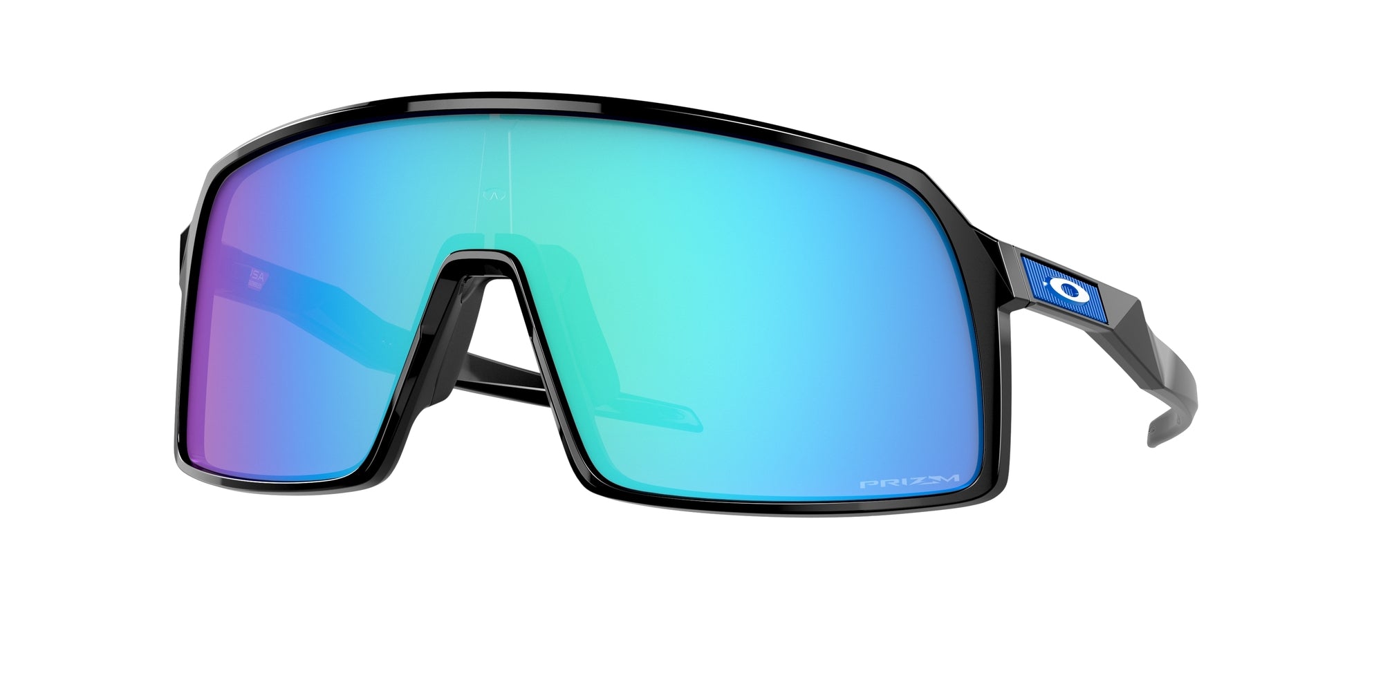 Oakley Uomo Oakley OO9406 SUTRO 940690 Occhiali da sole O_Matter Nero Blu Maschera Normale Prizm