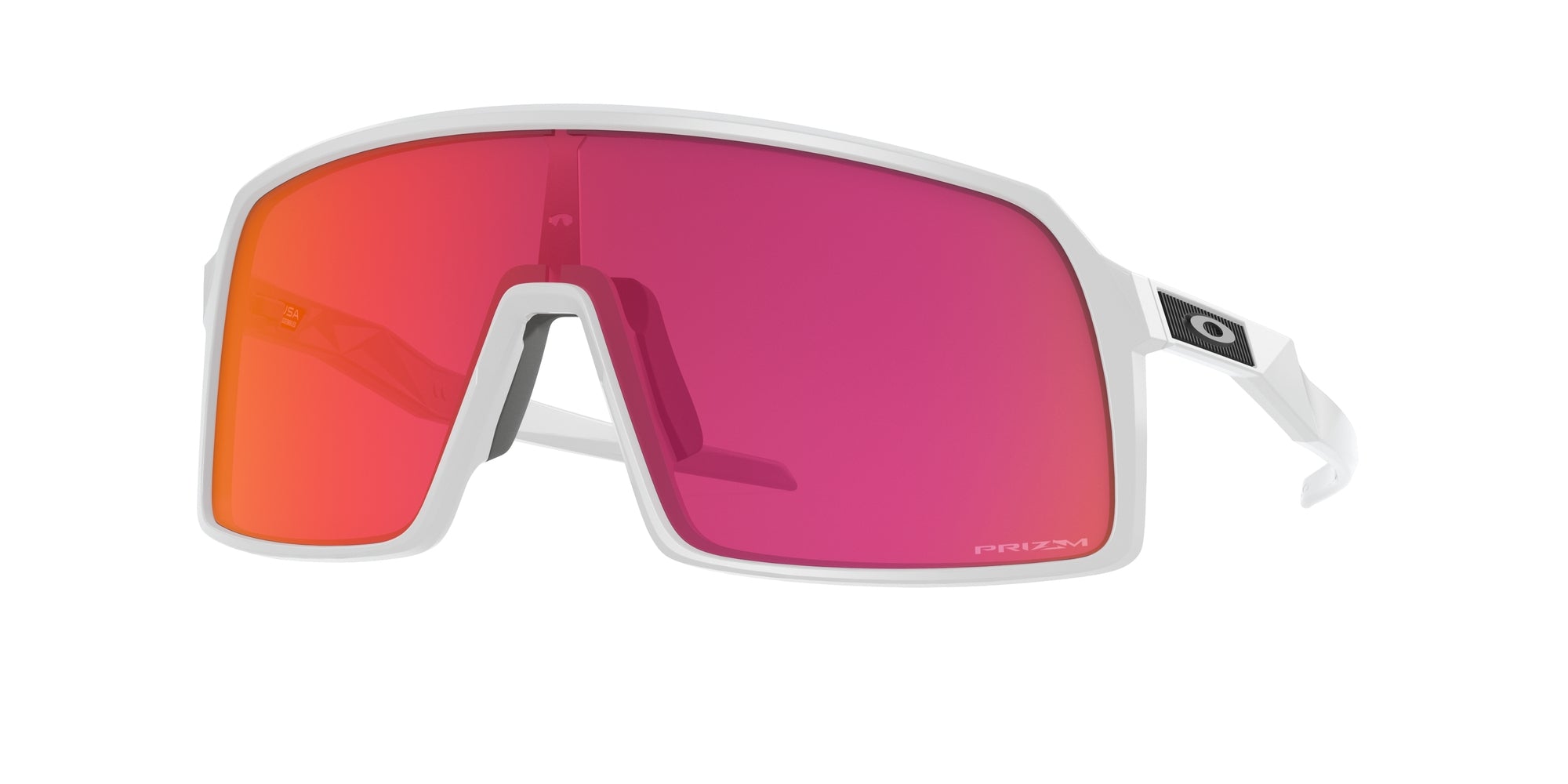 Oakley Uomo Oakley OO9406 SUTRO 940691 Occhiali da sole O_Matter Bianco Viola Maschera Normale Prizm