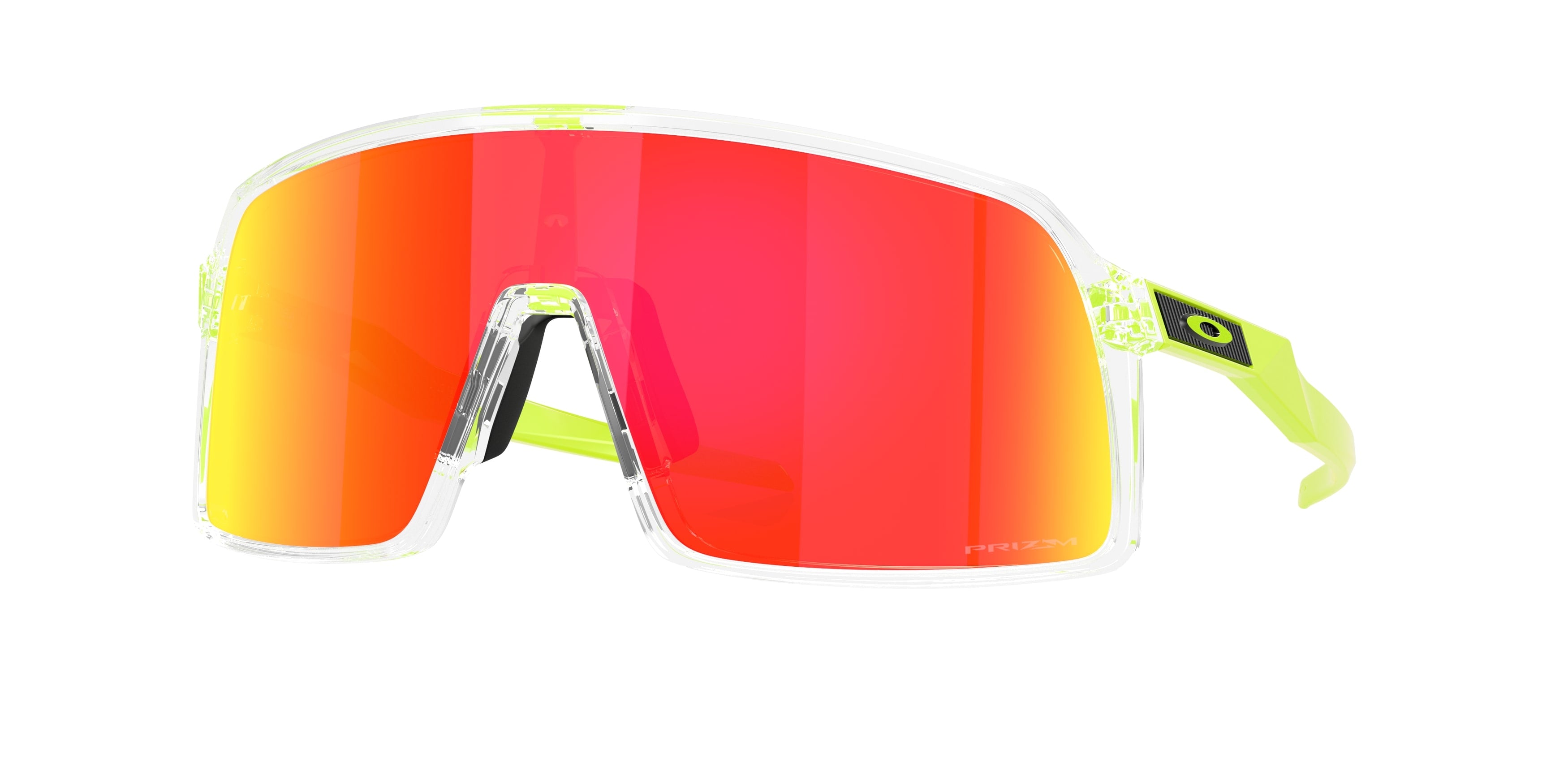 Oakley Uomo Oakley OO9406 SUTRO 9406D2 Occhiali da sole O_Matter Trasparente Rosso Maschera Normale