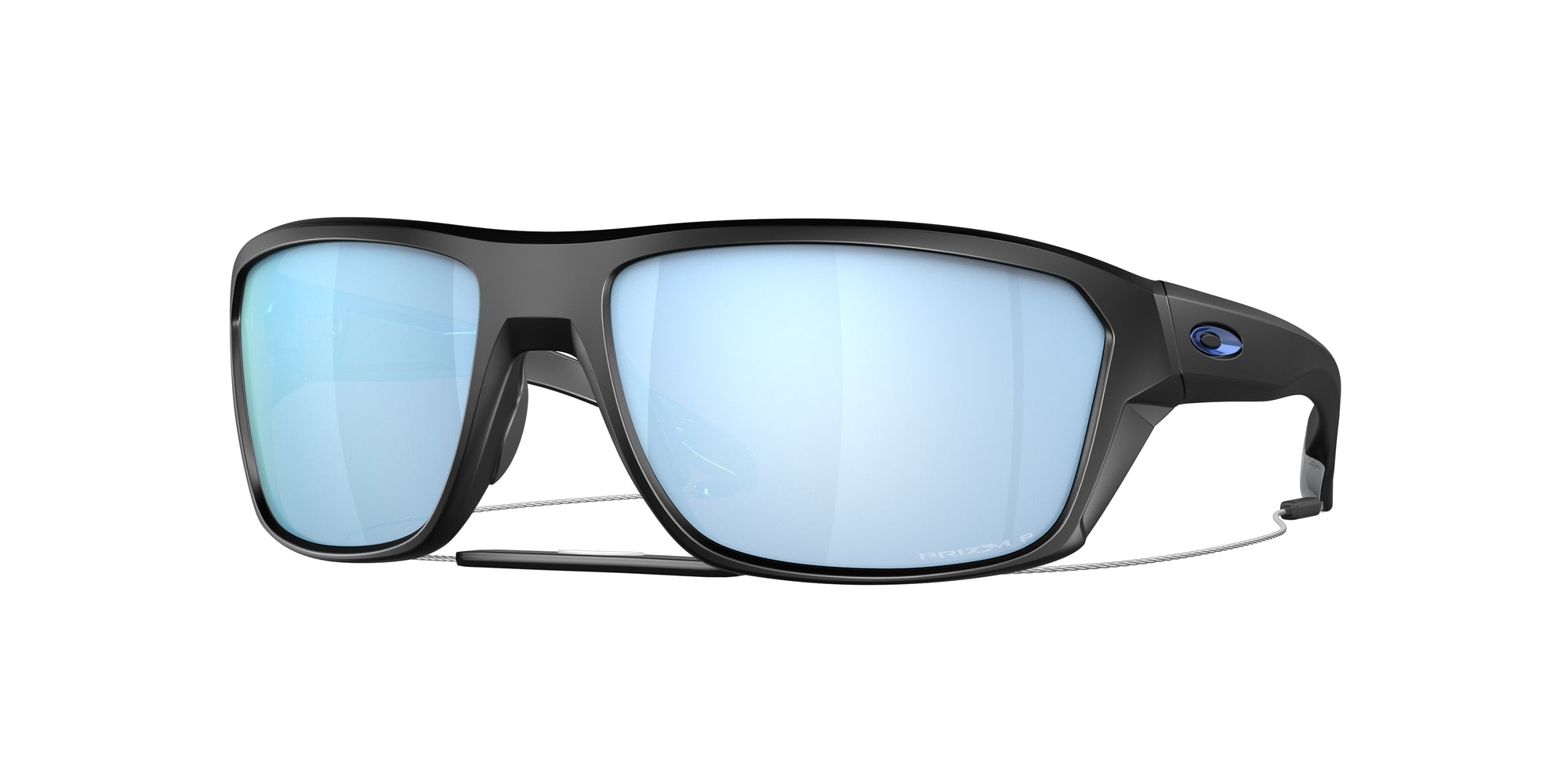 Oakley Uomo Oakley OO9416 SPLIT SHOT 941606 Occhiali da sole O_Matter Nero Blu Squadrata Polarizzata Prizm Oakley Uomo Oakley OO9416 SPLIT SHOT 941606 Occhiali da sole O_Matter Nero Blu Squadrata Polarizzata Prizm