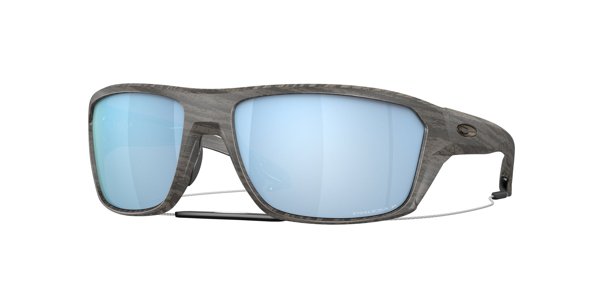 Oakley Uomo Oakley OO9416 SPLIT SHOT 941616 Occhiali da sole O_Matter Grigio Blu Squadrata Polarizzata Prizm