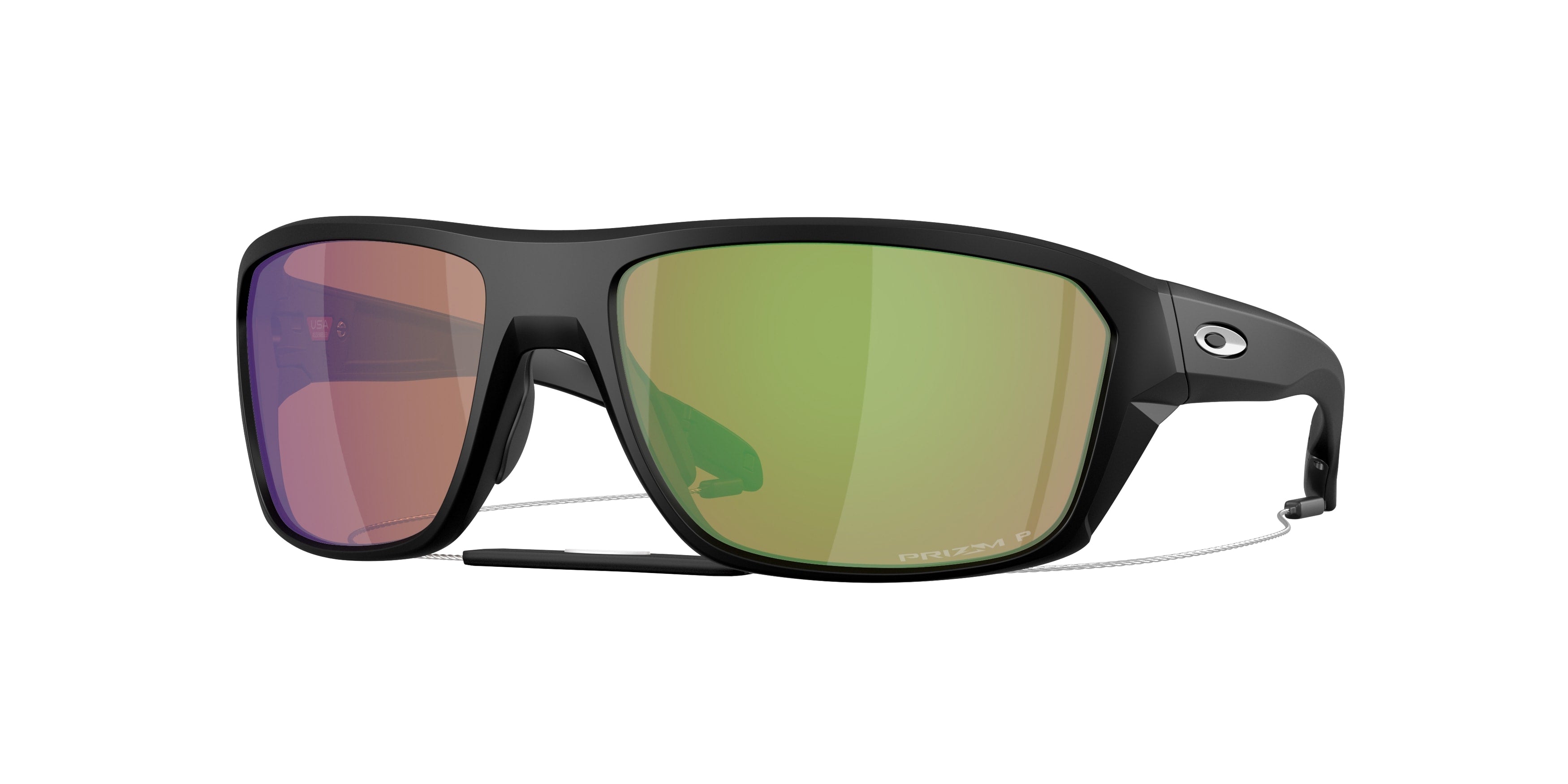 Oakley Uomo Oakley OO9416 SPLIT SHOT 941640 Occhiali da sole O_Matter Nero Blu Squadrata Polarizzata Oakley Uomo Oakley OO9416 SPLIT SHOT 941640 Occhiali da sole O_Matter Nero Blu Squadrata Polarizzata