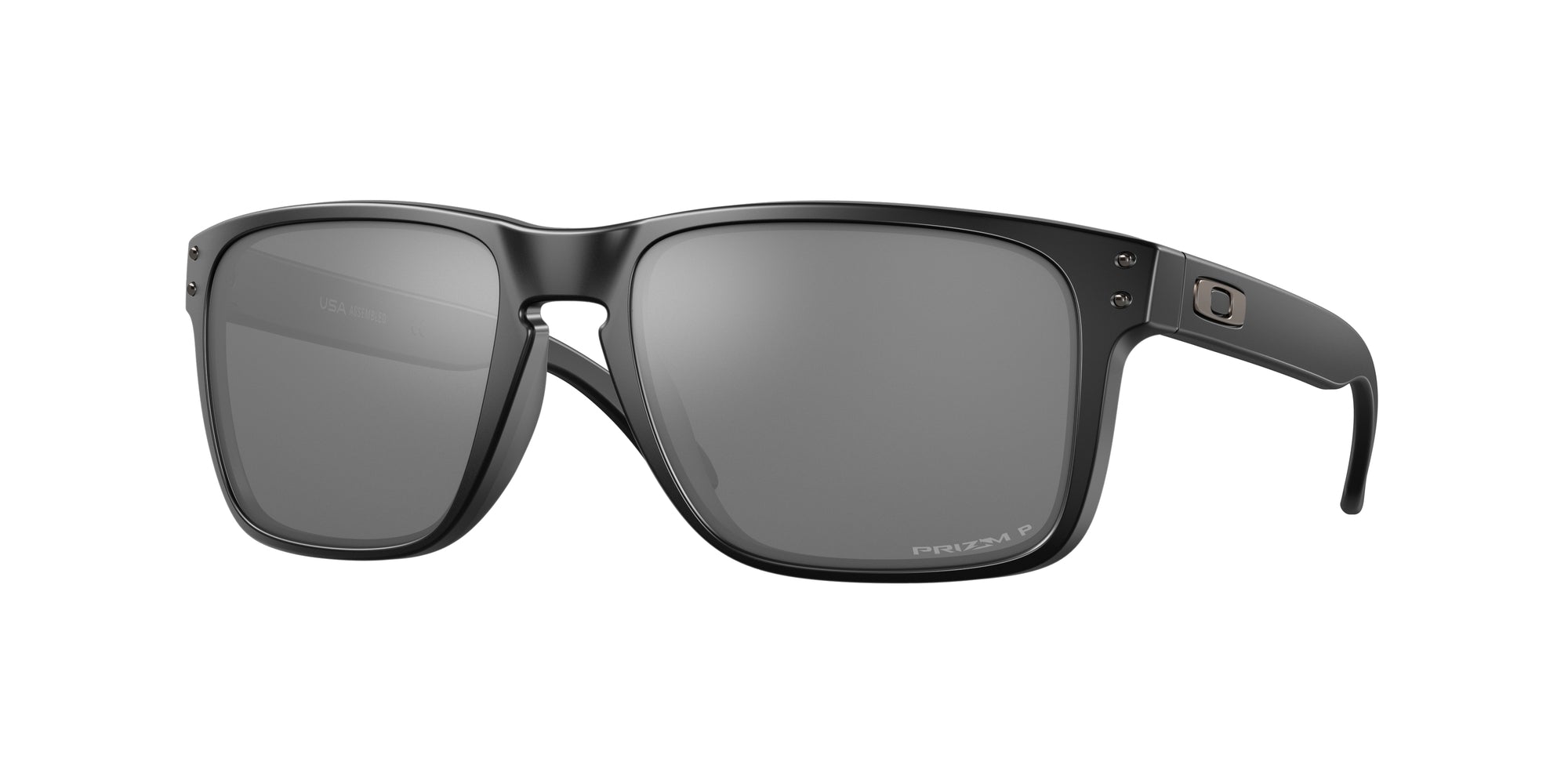 Oakley Uomo Oakley OO9417 HOLBROOK XL 941705 Occhiali da sole O_Matter Nero Grigio Squadrata Polarizzata Prizm