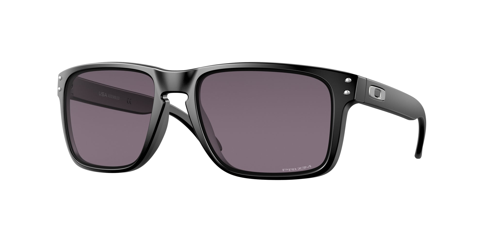 Oakley Uomo Oakley OO9417 HOLBROOK XL 941722 Occhiali da sole O_Matter Nero Grigio Squadrata Normale Prizm