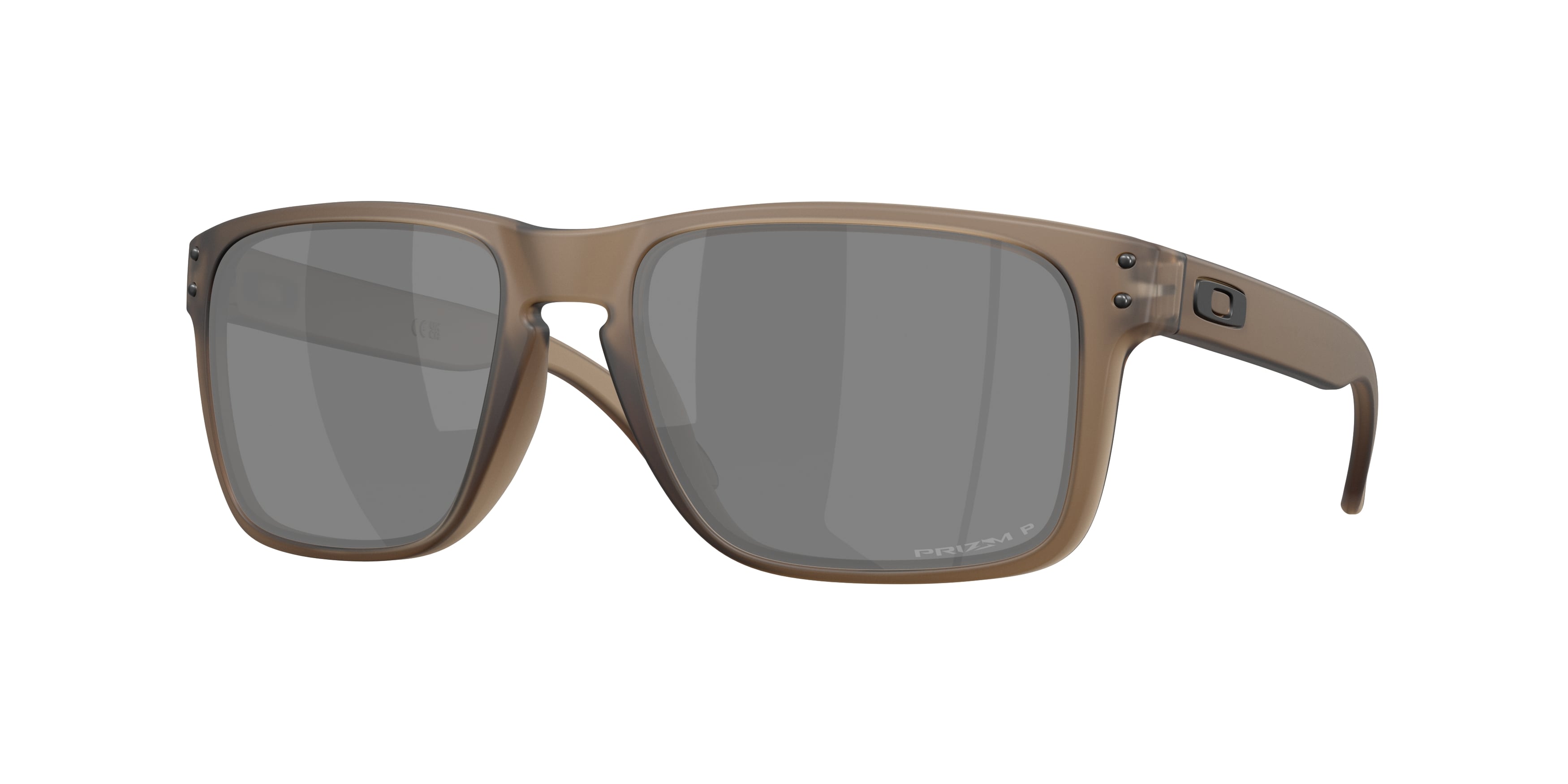 Oakley Uomo Oakley OO9417 HOLBROOK XL 941757 Occhiali da sole O_Matter Marrone Grigio Squadrata Polarizzata