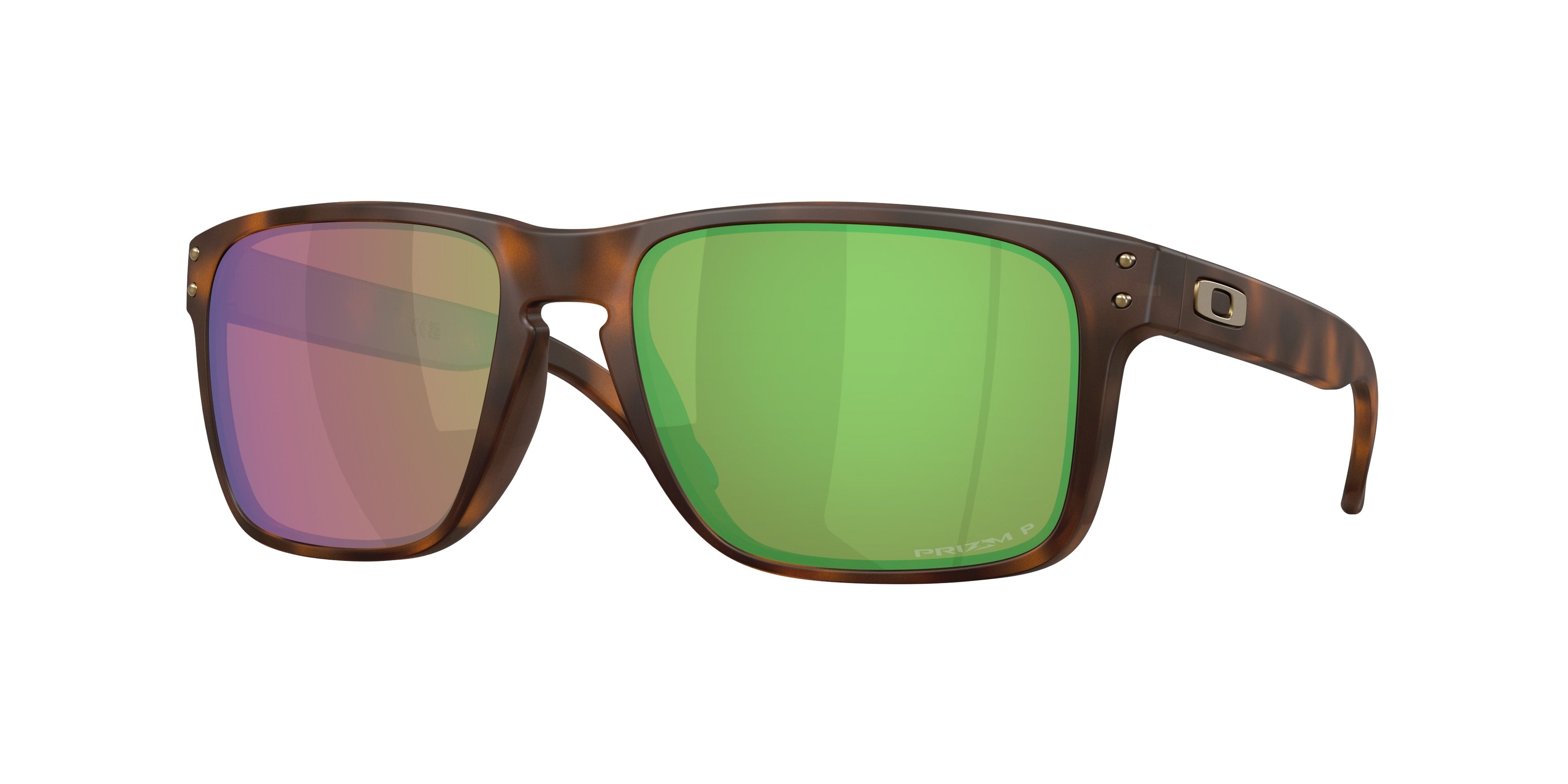 Oakley Uomo Oakley OO9417 HOLBROOK XL 941758 Occhiali da sole O_Matter Tartaruga Blu Squadrata Polarizzata