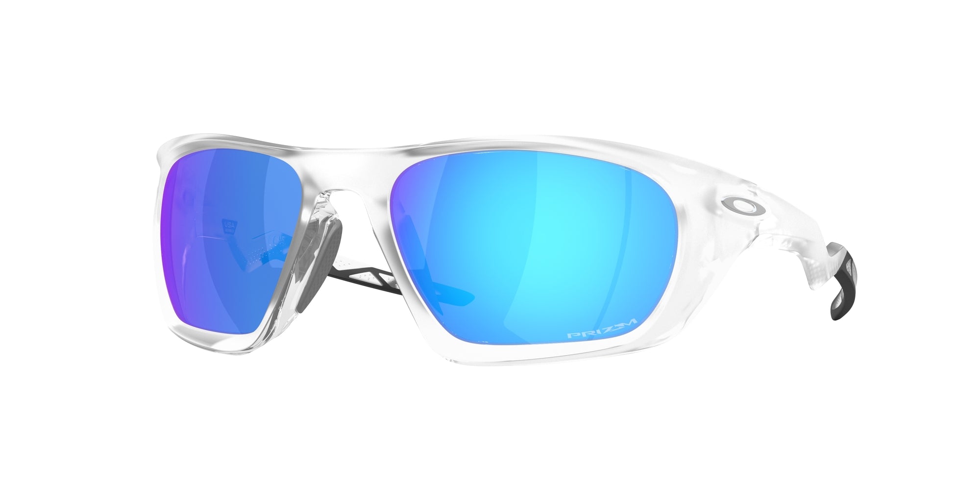 Oakley Uomo Oakley OO9431 LATERALIS 943106 Occhiali da sole O_Matter Trasparente Blu Squadrata Normale