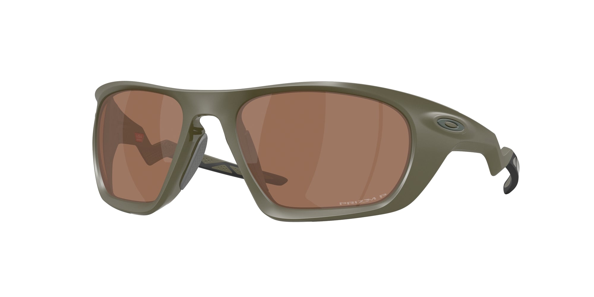 Oakley Uomo Oakley OO9431 LATERALIS 943111 Occhiali da sole O_Matter Verde Marrone Squadrata Polarizzata
