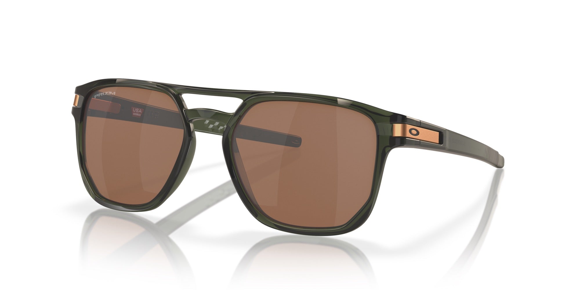 Oakley Uomo Oakley OO9436 LATCH BETA 943603 Occhiali da sole O_Matter Verde Marrone Squadrata Normale Prizm Oakley Uomo Oakley OO9436 LATCH BETA 943603 Occhiali da sole O_Matter Verde Marrone Squadrata Normale Prizm
