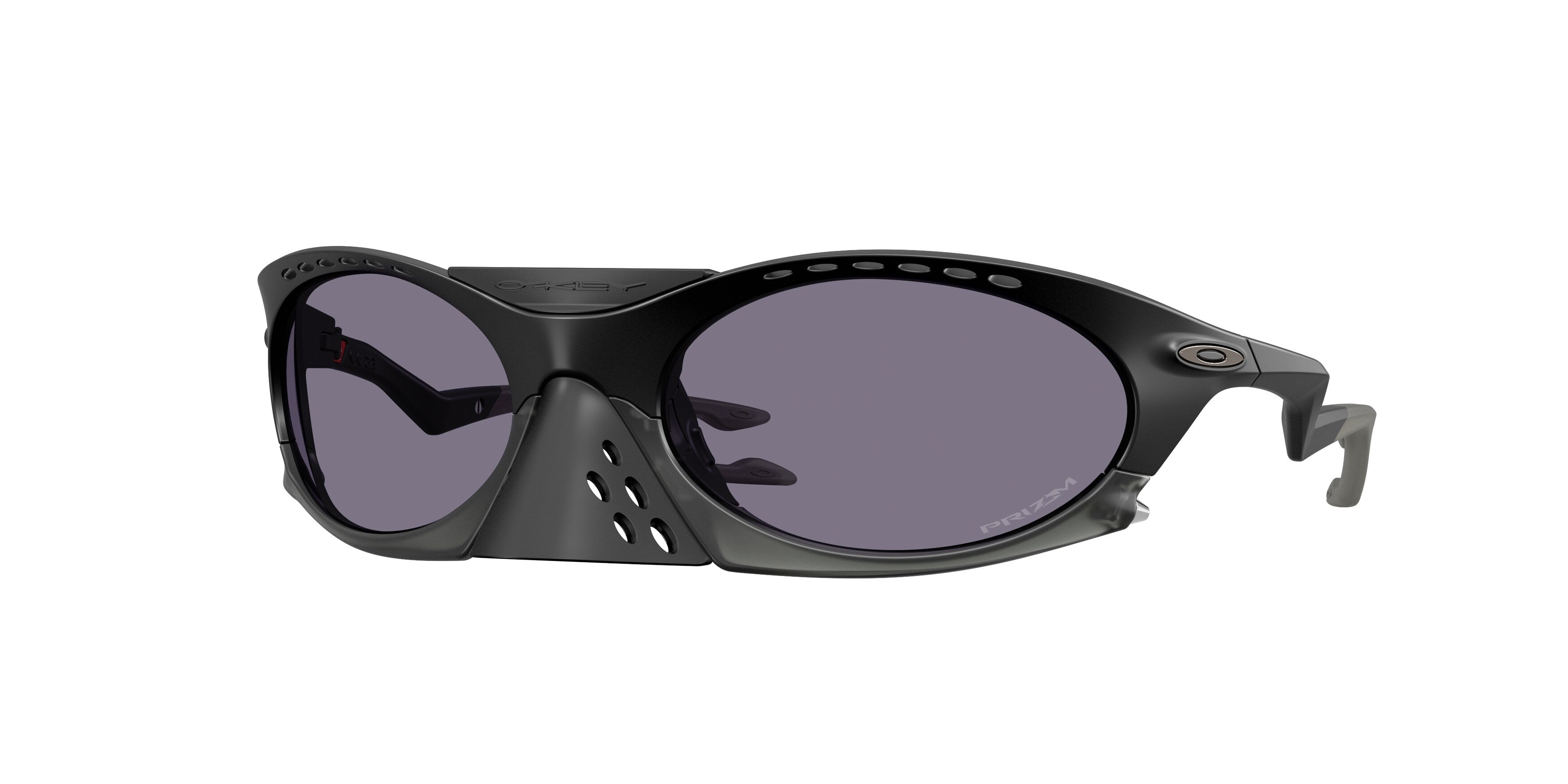 Oakley Uomo Oakley OO9437 PLANTARIS 943701 Occhiali da sole O_Matter Nero Grigio Rotonda Normale Oakley Uomo Oakley OO9437 PLANTARIS 943701 Occhiali da sole O_Matter Nero Grigio Rotonda Normale