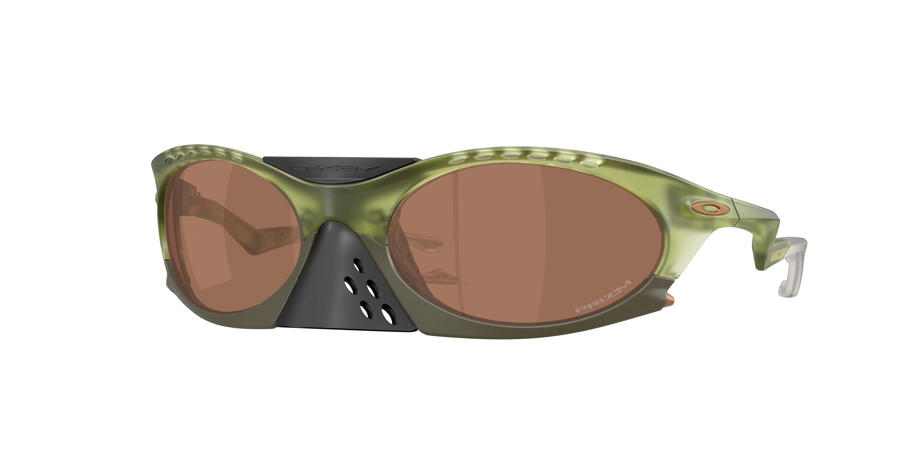 Oakley Uomo Oakley OO9437 PLANTARIS 943703 Occhiali da sole O_Matter Verde Marrone Rotonda Normale