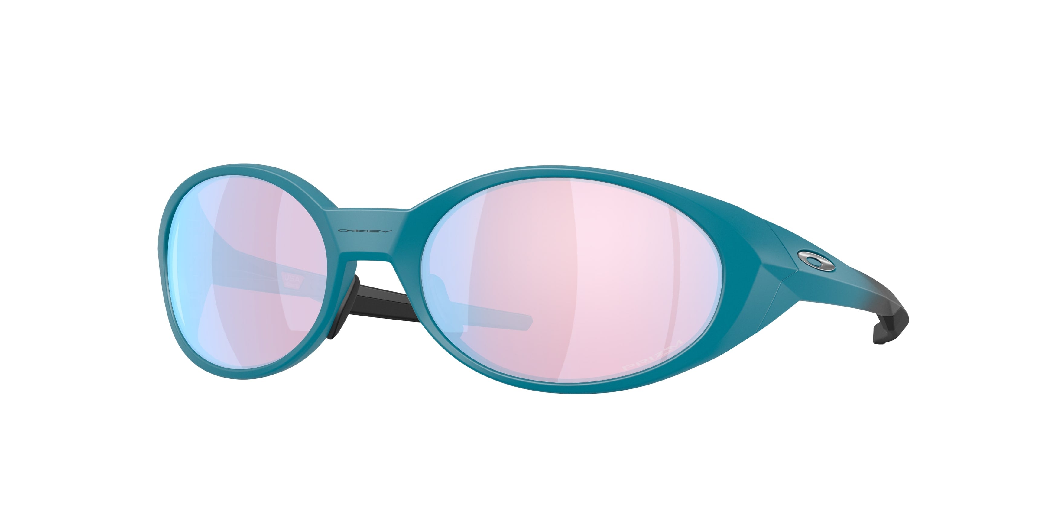 Oakley Uomo Oakley OO9438 EYEJACKET REDUX 943830 Occhiali da sole O_Matter Blu Rosso Squadrata Normale