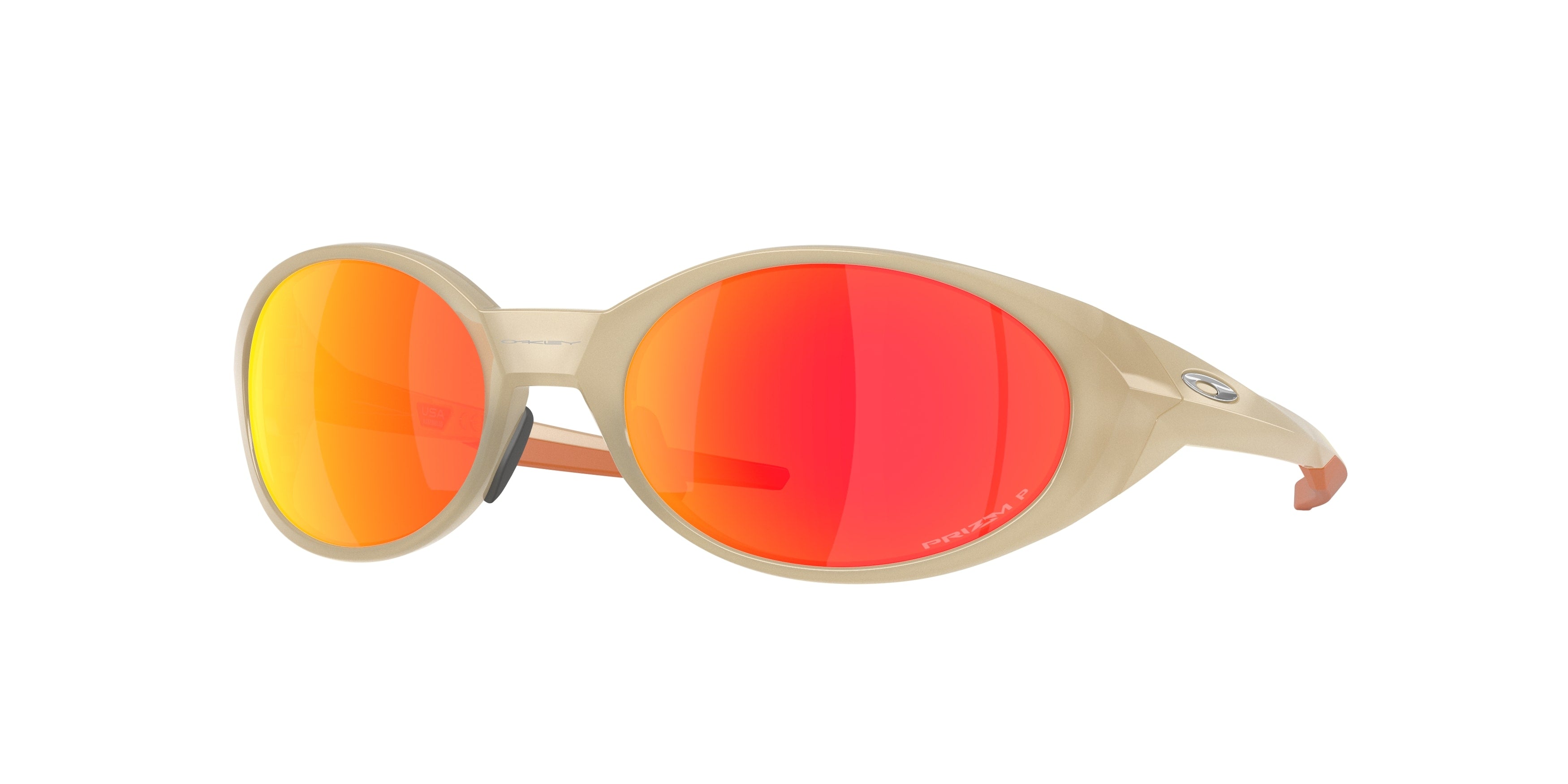 Oakley Uomo Oakley OO9438 EYEJACKET REDUX 943834 Occhiali da sole O_Matter Marrone Rosso Squadrata Polarizzata