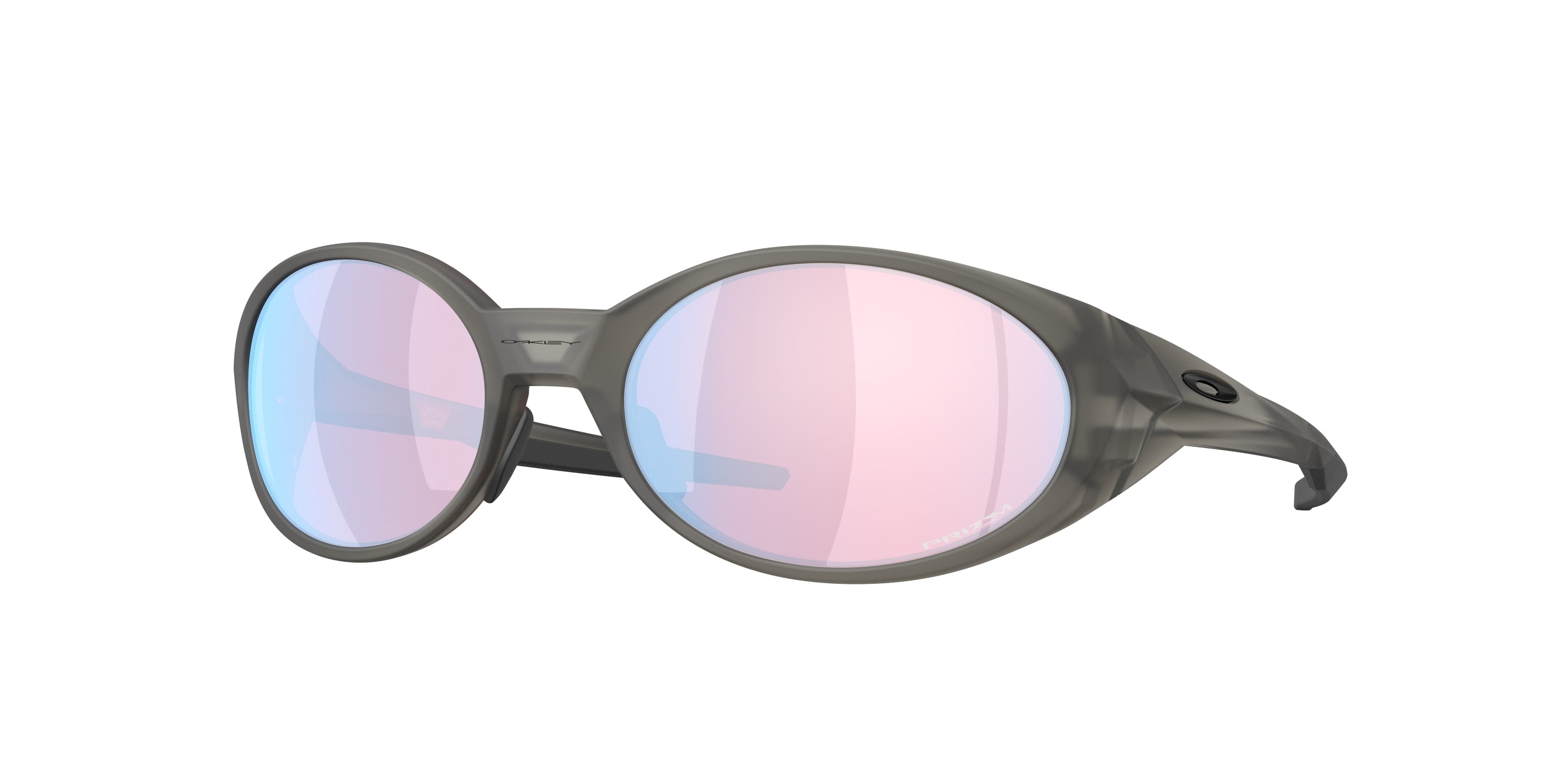 Oakley Uomo Oakley OO9438 EYEJACKET REDUX 943841 Occhiali da sole O_Matter Grigio Rosso Squadrata Normale