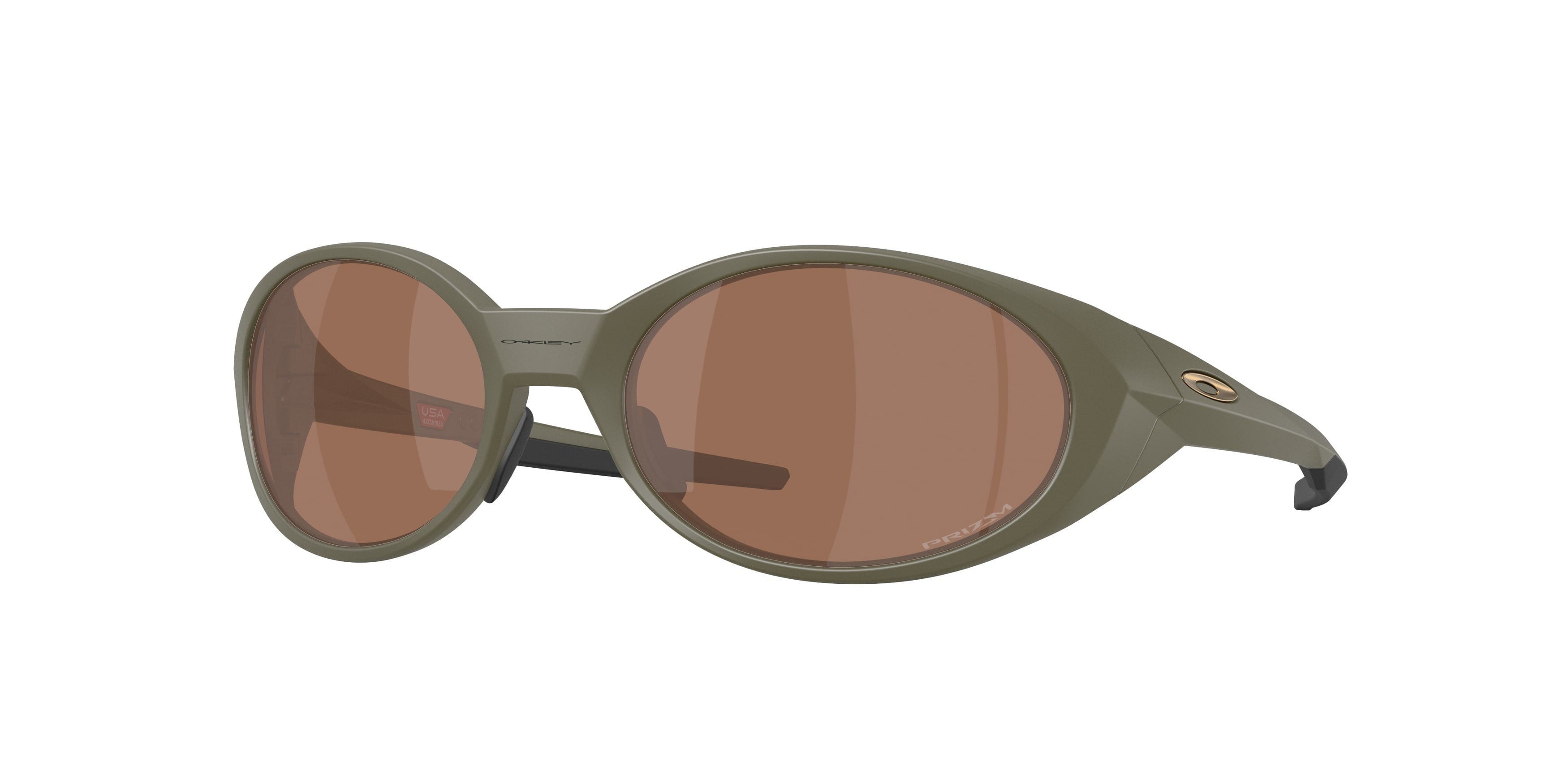 Oakley Uomo Oakley OO9438 EYEJACKET REDUX 943844 Occhiali da sole O_Matter Verde Marrone Squadrata Normale