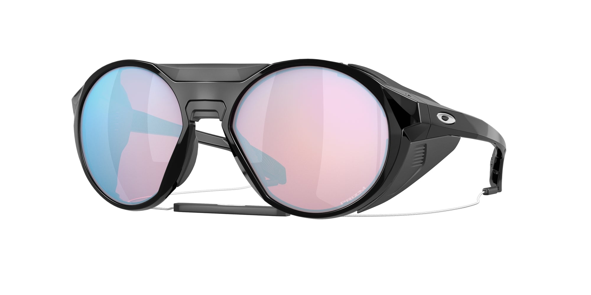 Oakley Uomo Oakley OO9440 CLIFDEN 944002 Occhiali da sole O_Matter Nero Rosso Rotonda Normale Prizm